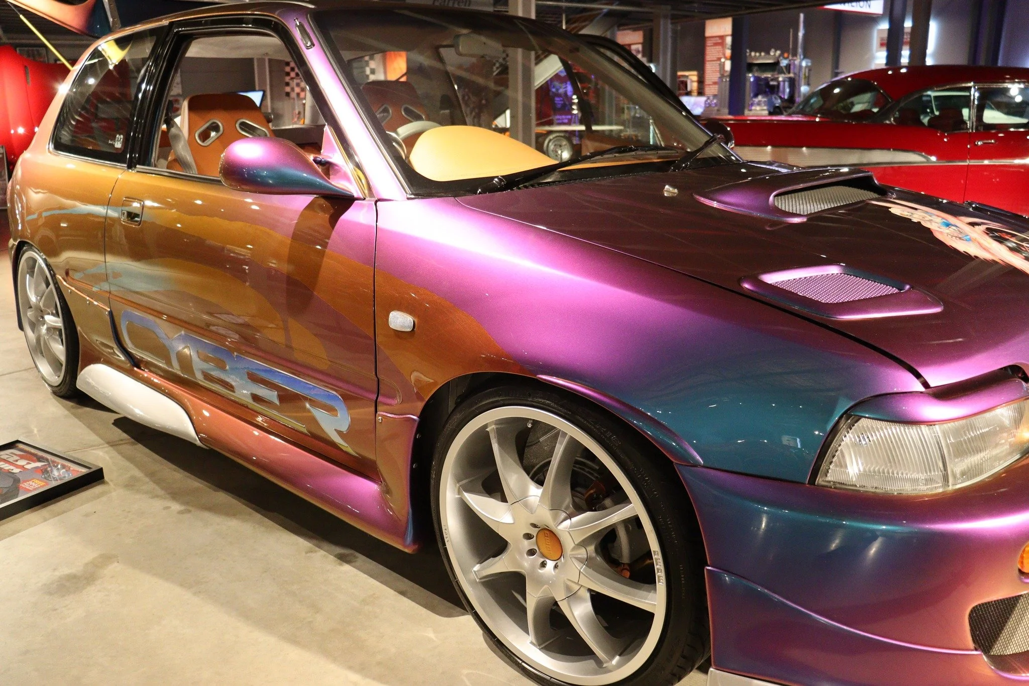💥 CYBER 💥

Auto Salon&hellip; a scene that deserves a comeback.

CYBER &mdash; the ultimate Daihatsu Charade doof wagon &mdash; a car that shouldn&rsquo;t have worked&hellip; but absolutely did.

Featuring full holographic paint, a custom interior,