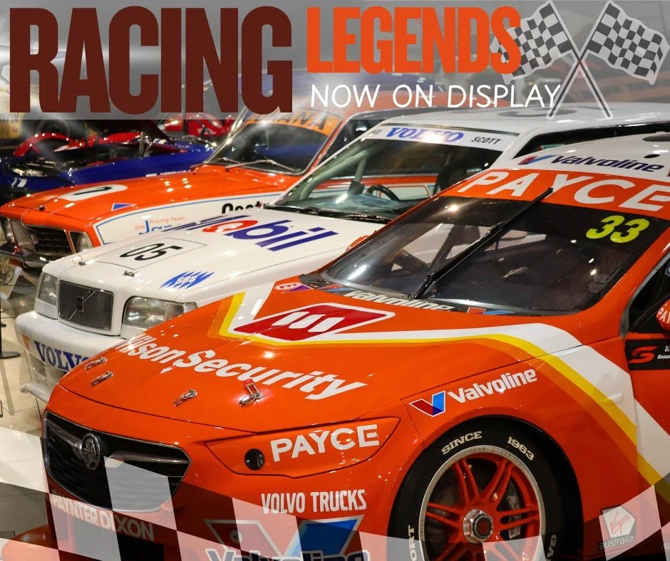 🔥 Racing Legends 🔥

From Bathurst to MOVE and from racetracks right across the country, the Racing Legends have officially arrived, just in time for the Easter long weekend.

Johnson, Brock, Beechey, Jones, Molina&hellip; and many more.

From Group