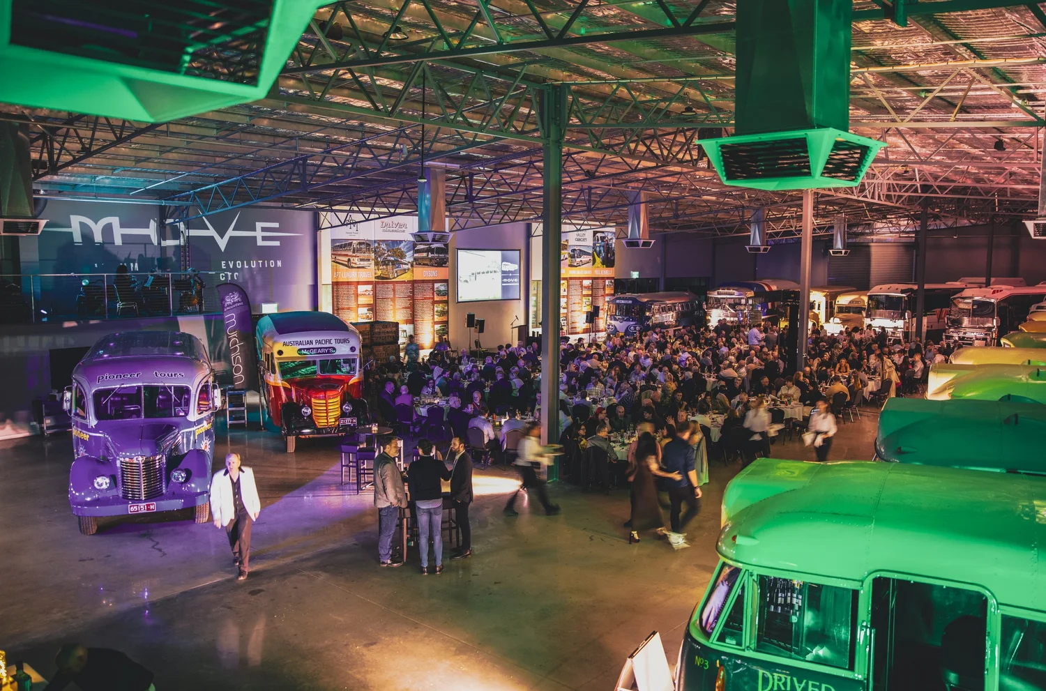 Event on the museum floor