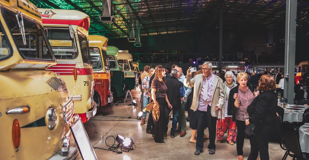 Classic Bus Pavilion opening event