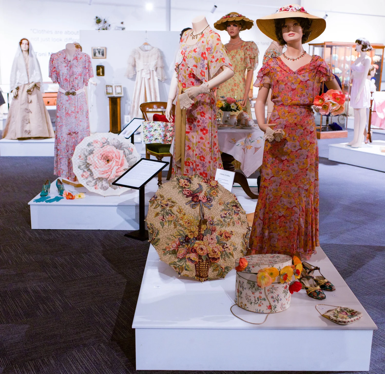 Historic garments on display at MOVE