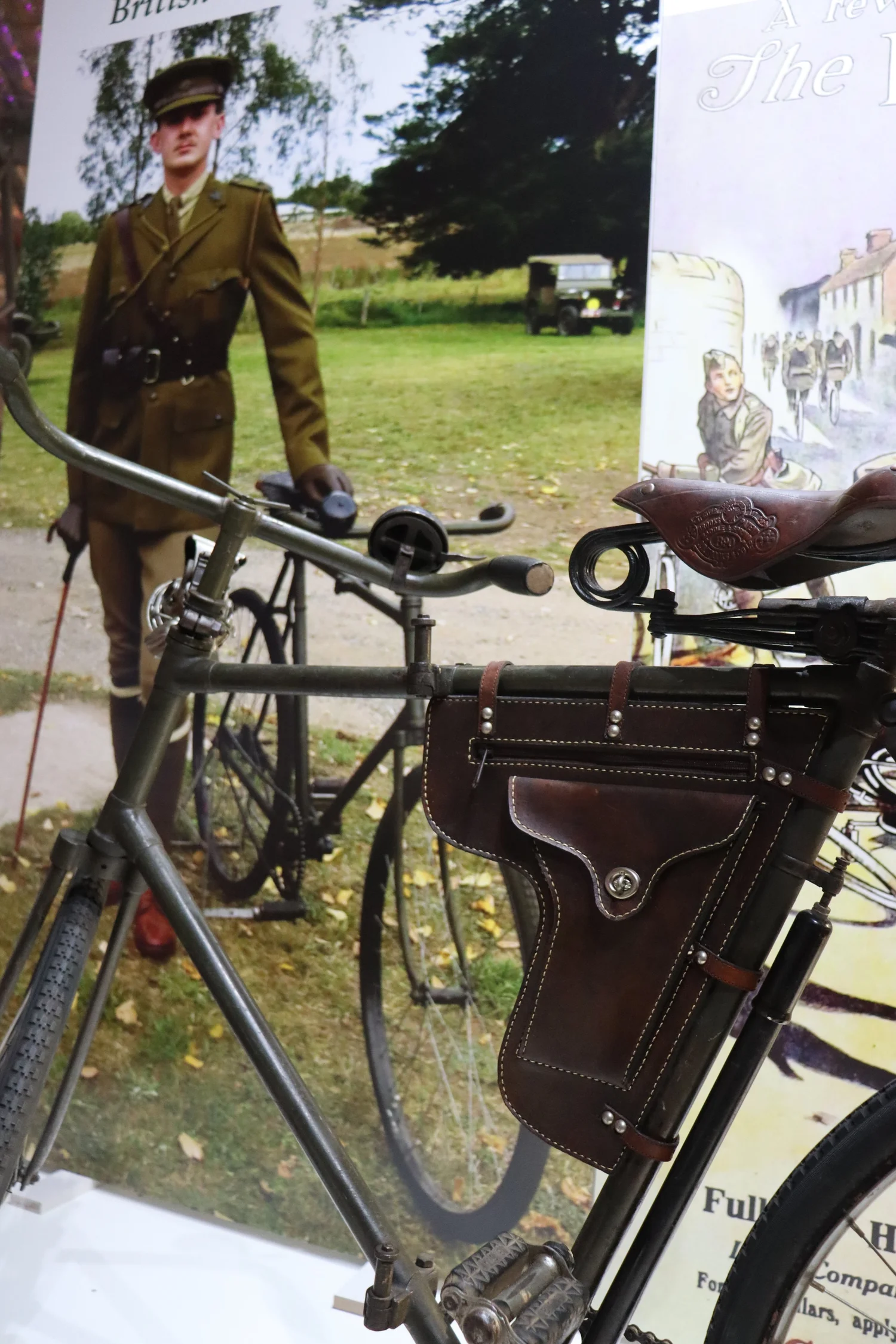 Penny farthing on display