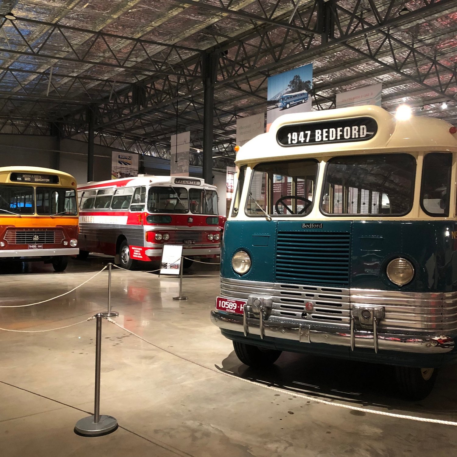 Restored classic bus at MOVE
