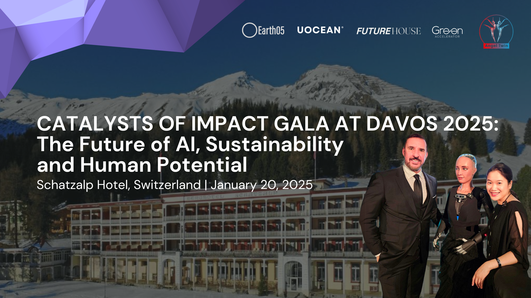 Catalysts of Impact Gala at Davos 2025: The Future of AI, Sustainability, and Human Potential