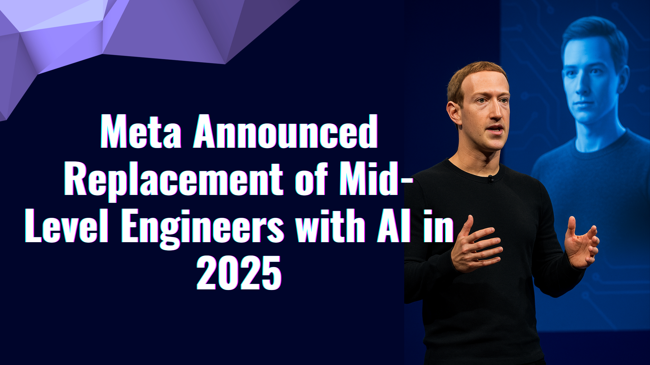Meta Announced Replacement of  Mid-Level Engineers with AI in 2025