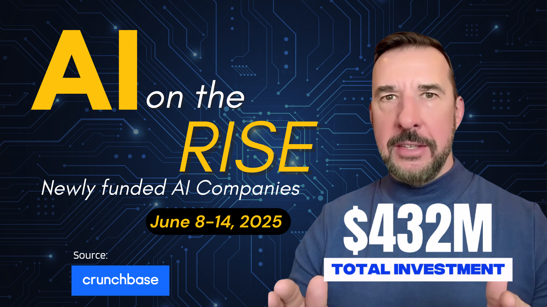 AI on the Rise: $432M Invested in AI Startups This Week (June 8–14, 2025)