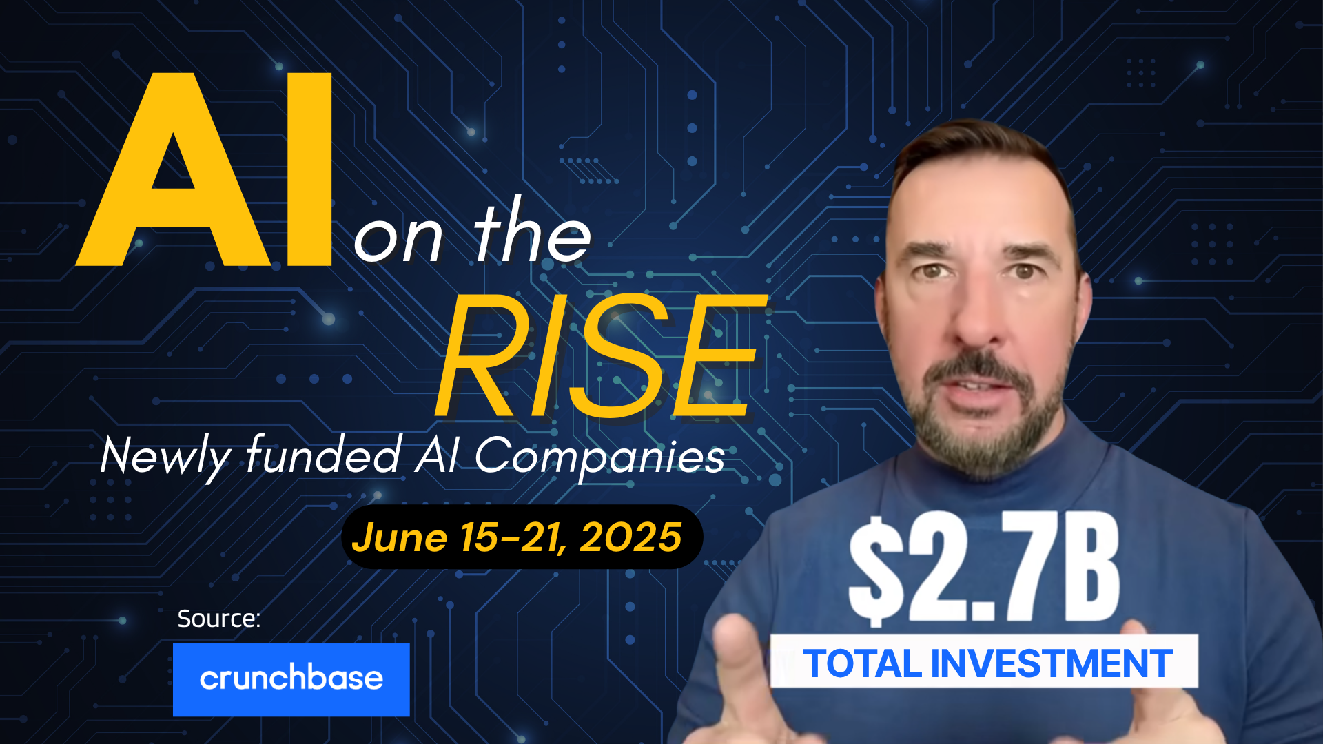 AI on the Rise: $2.7B Invested in AI Startups This Week (June 15-21, 2025)