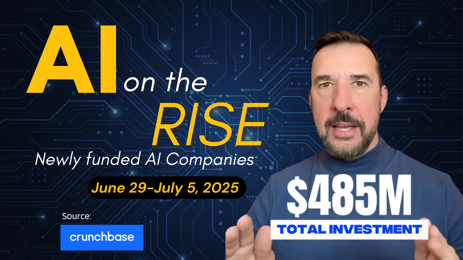 AI on the Rise: $485M Invested in Early-Stage AI Startups (June 29 – July 5, 2025)