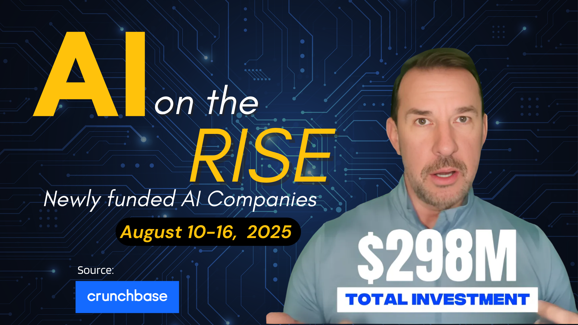 AI on the Rise: $298M Invested in Early-Stage AI Startups (August 10–16, 2025)