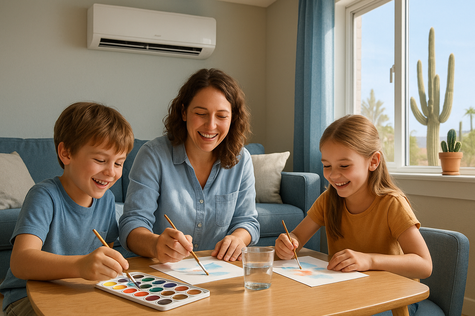 Indoor Art Projects for Phoenix Families to Beat the Summer Heat