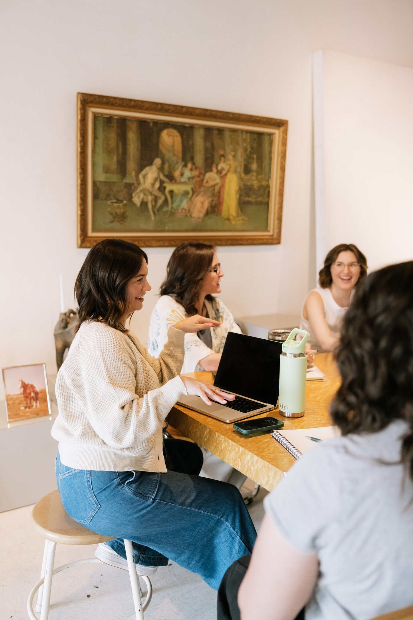 Parents having a group therapy session