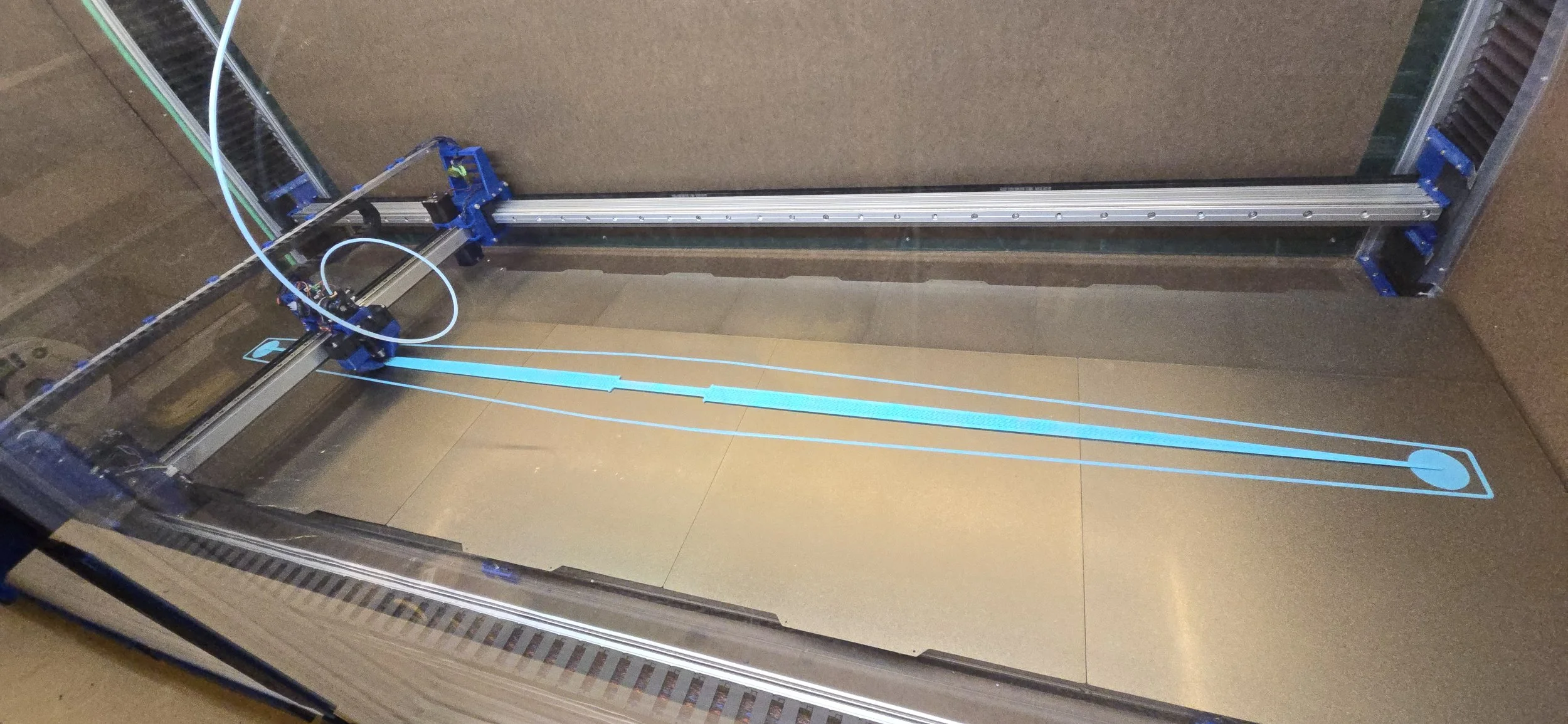 3d printed longbow on printer