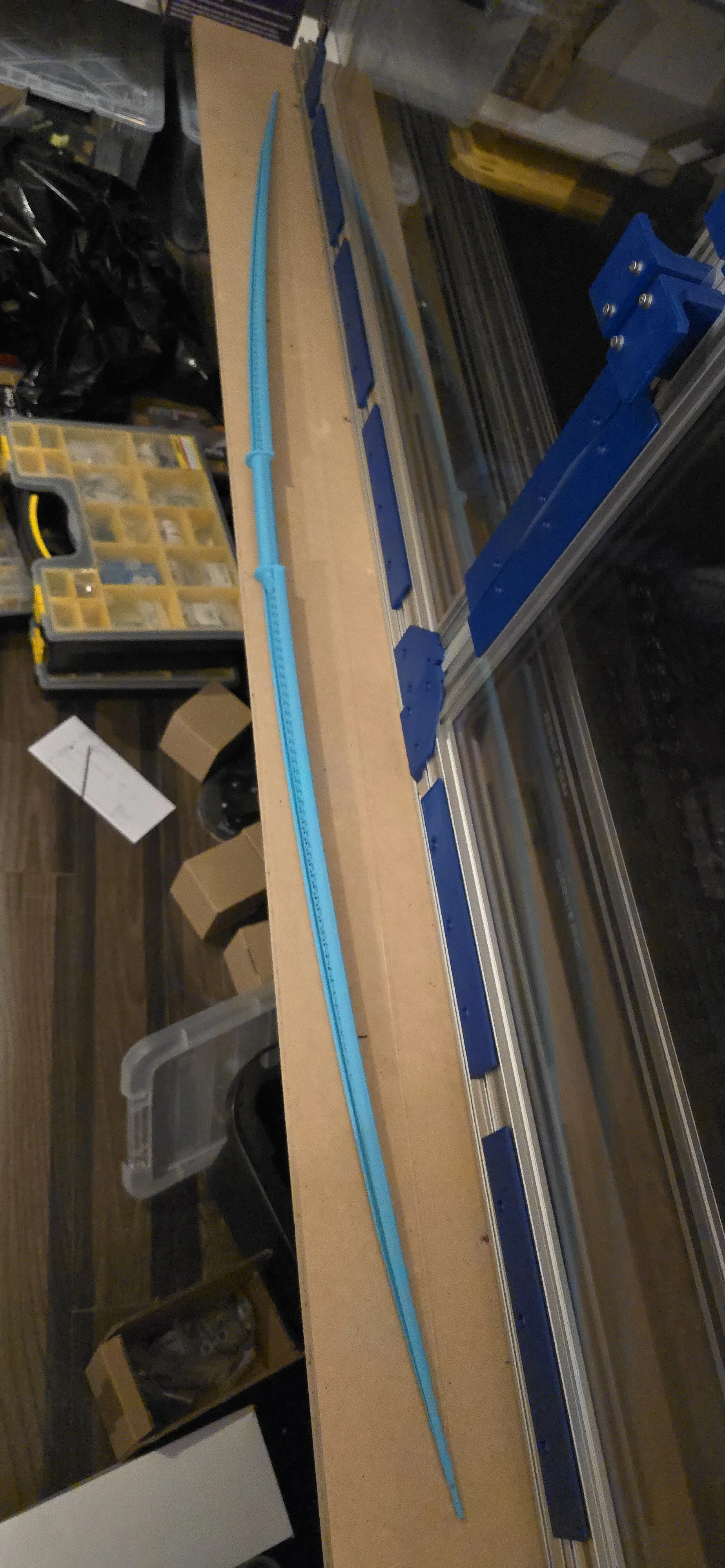 3d printed longbow strung