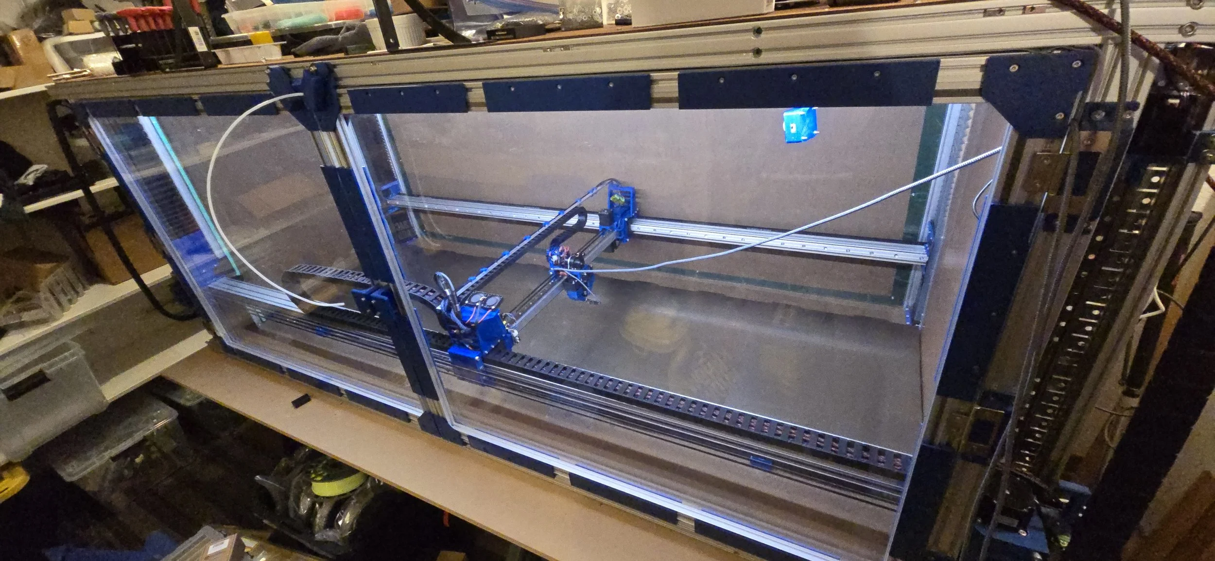 Double pane door installed