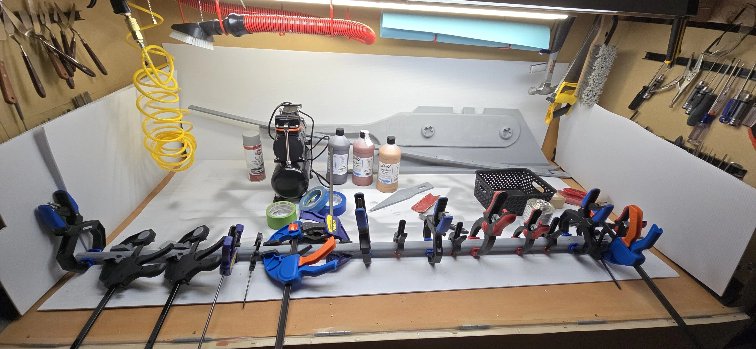 Gluing the two halves together