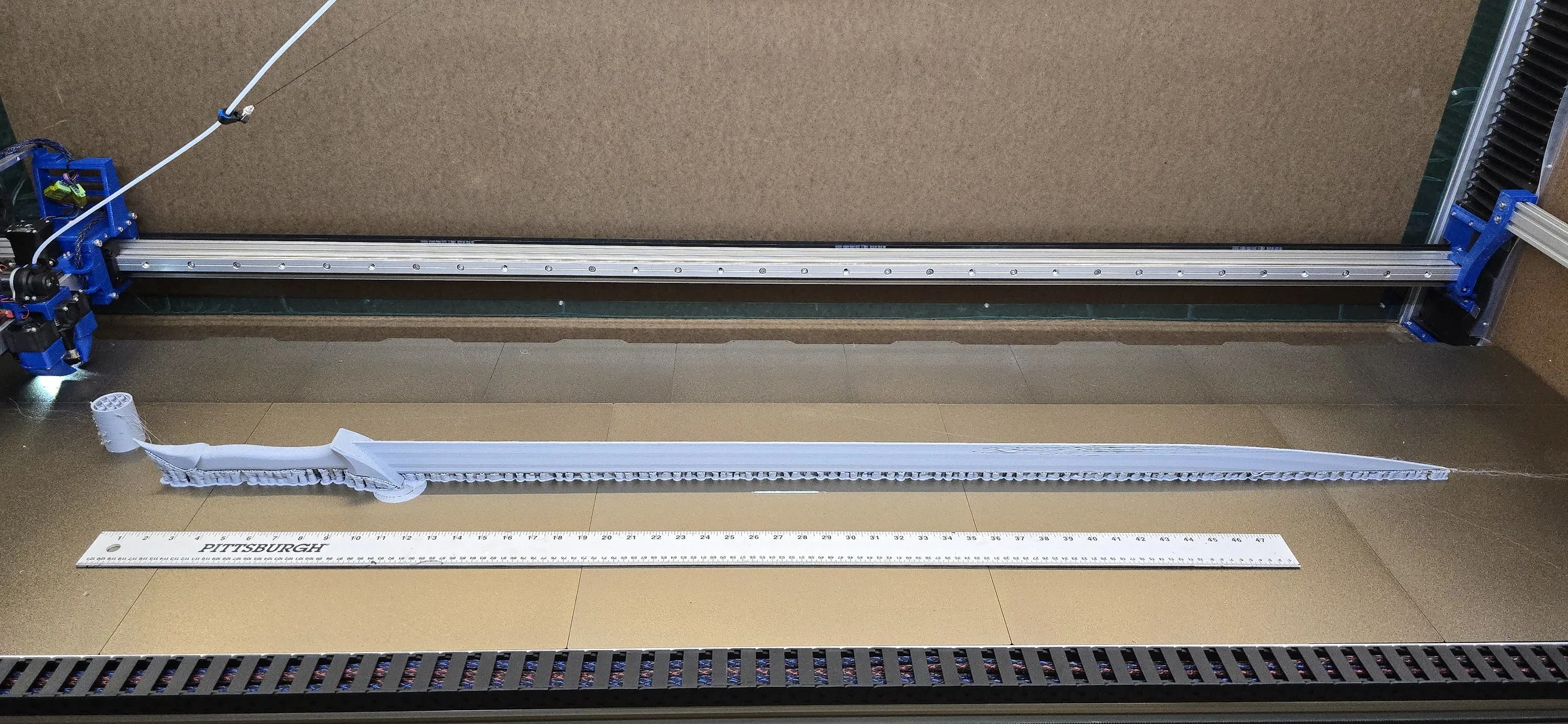 Test print of a longsword