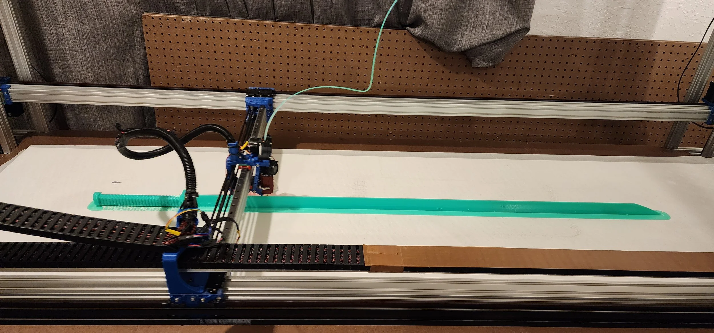 First test print on the big printer