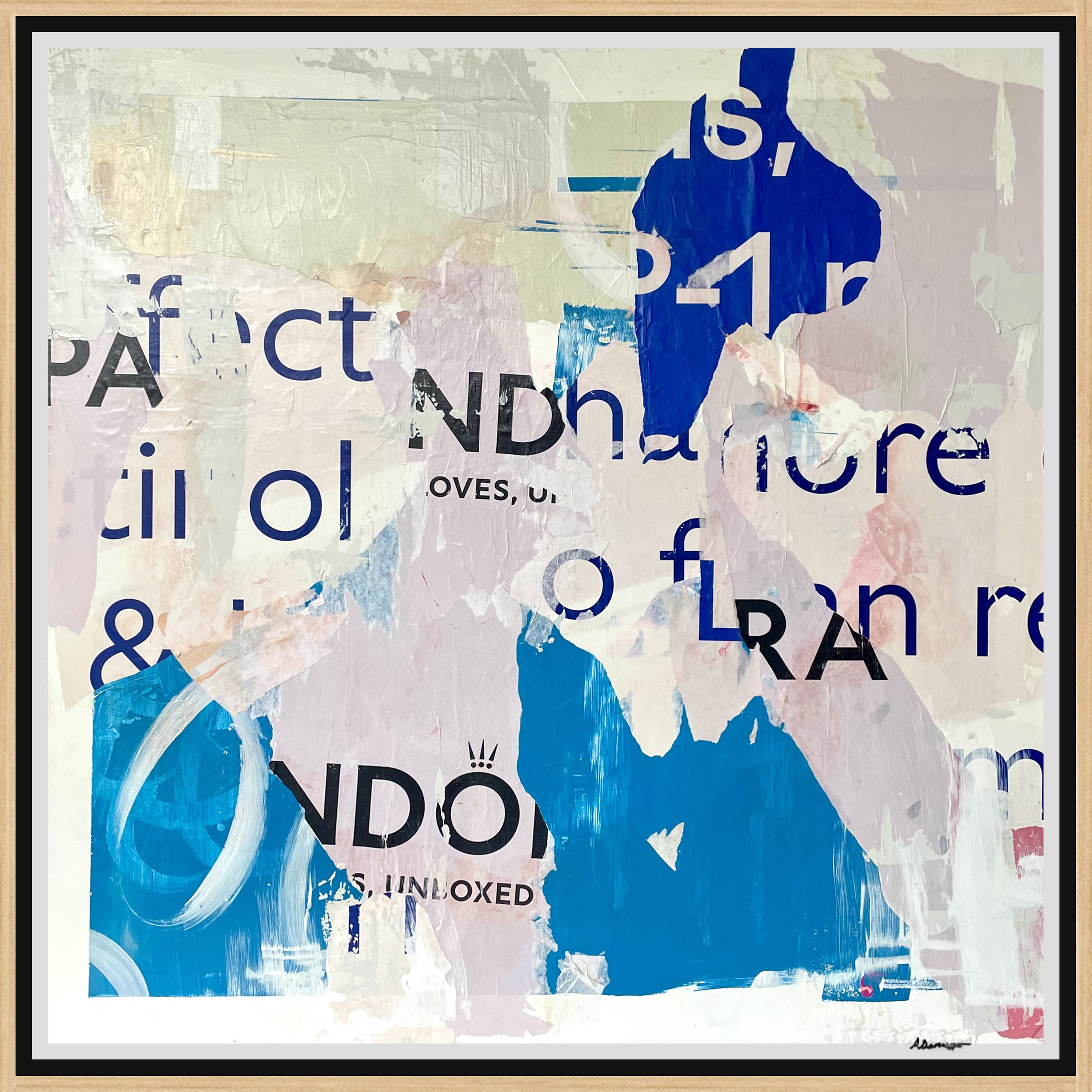 FRAGMENTED BLUE, 2024