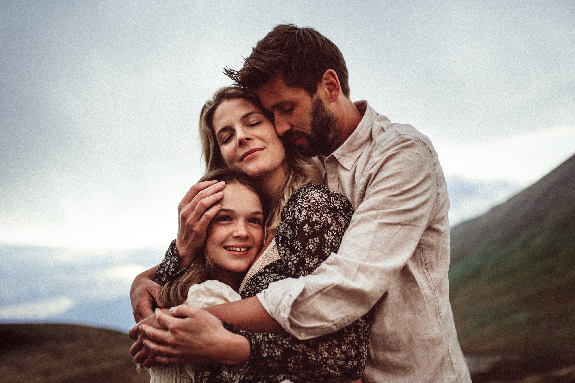 Beste Familienfotografin Zürich Familie mit Teenager in den Bergen
