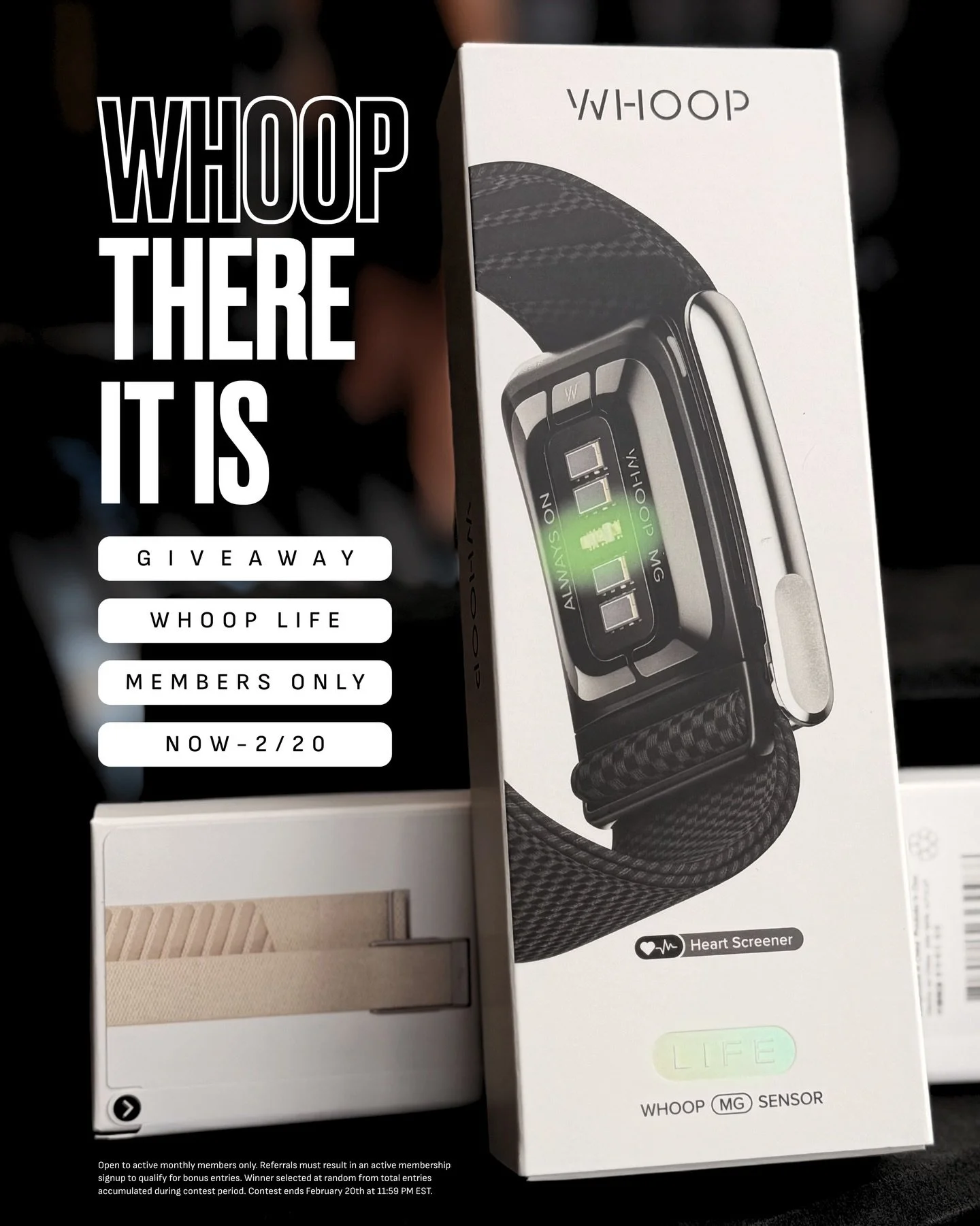 You&rsquo;re already putting in the strain&hellip;might as well track it. We&rsquo;re giving away a @whoop Life band + SuperKnit Band to one of our monthly members.

Here&rsquo;s how it works: ⭐️ 1 entry just for filling out the raffle form (link in 