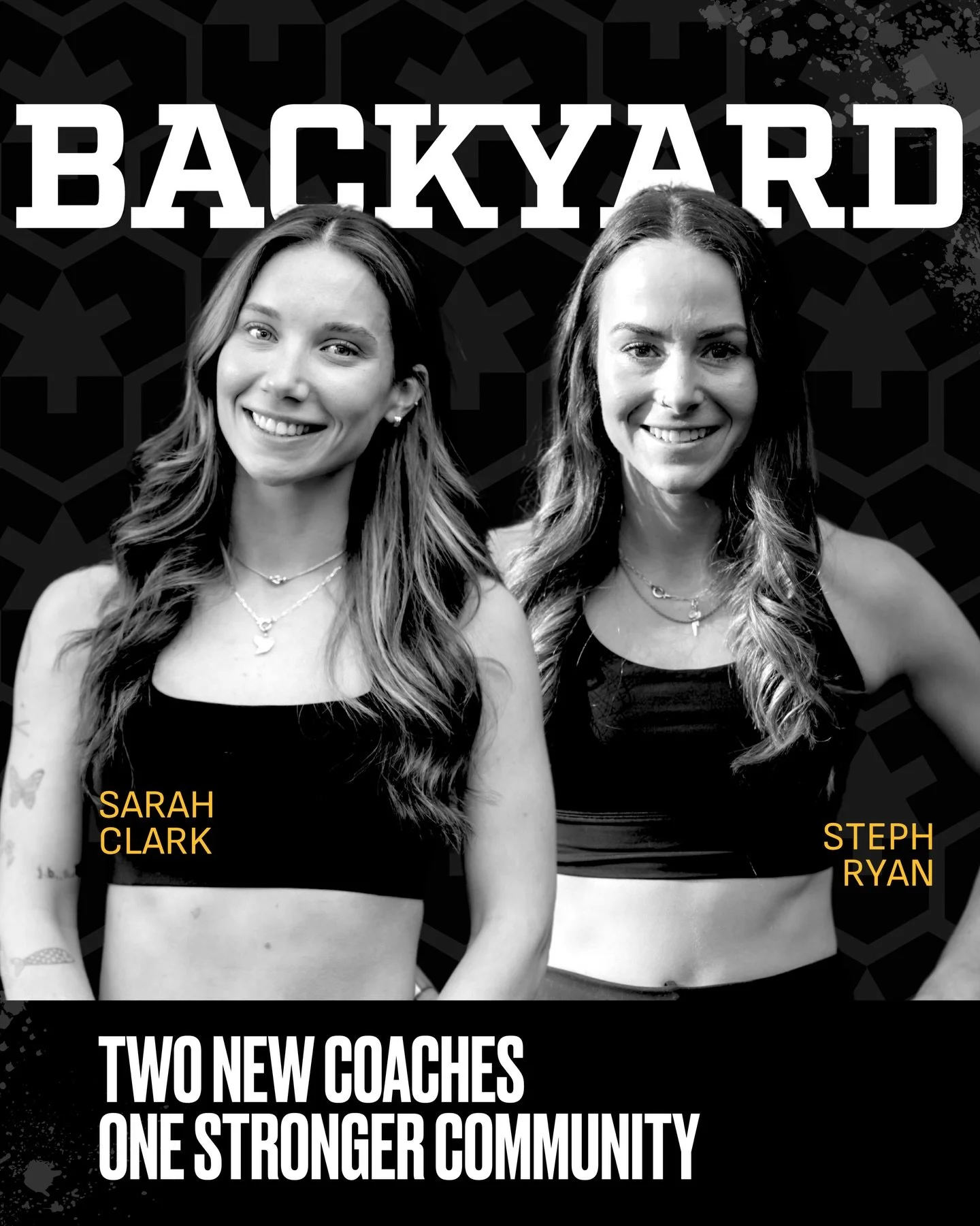 If you&rsquo;ve been around Backyard, you&rsquo;ve probably seen them putting in the work. Now they&rsquo;re stepping onto the mic. 🎤💪

We&rsquo;re fired up to officially welcome Sarah + Steph to the coaching team. Already part of the community, no