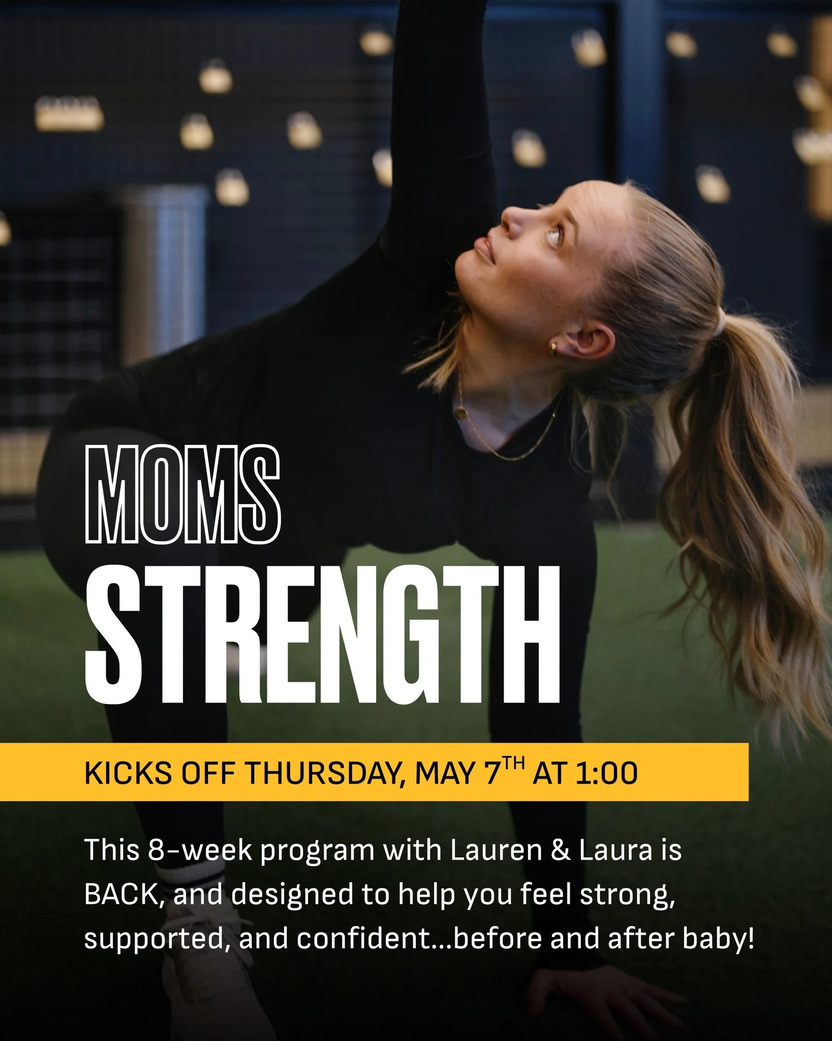 MOMS STRENGTH with Laura &amp; LK  is back 🤍 8 weeks (or 4!) to feel strong, supported, and confident, before or after baby.

This round kicks off May 7th at 1:00pm. Head to the link in bio for more info &amp; to join!