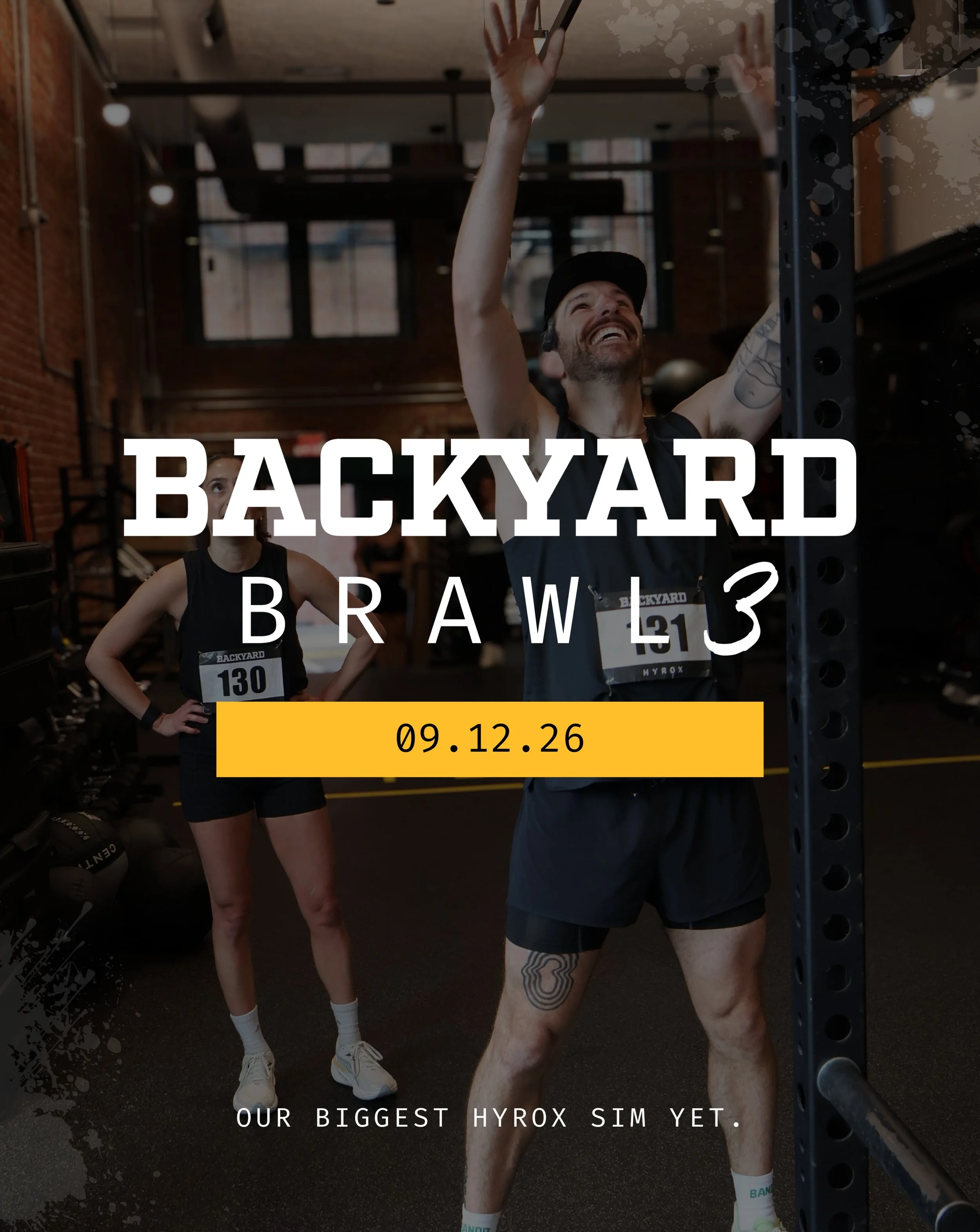 It keeps getting bigger. 👊

Backyard Brawl III returns September 12 with our biggest HYROX simulation yet. More competition, more community, and more to play for.

Hit the link in our bio to join the interest list and get early access to registratio