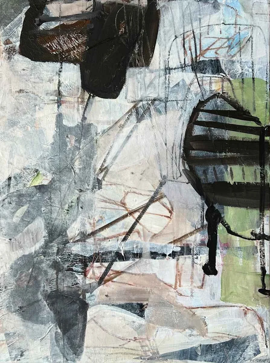 Cross Shadows - 2024 - Acrylic on Canvas - 62*48cm