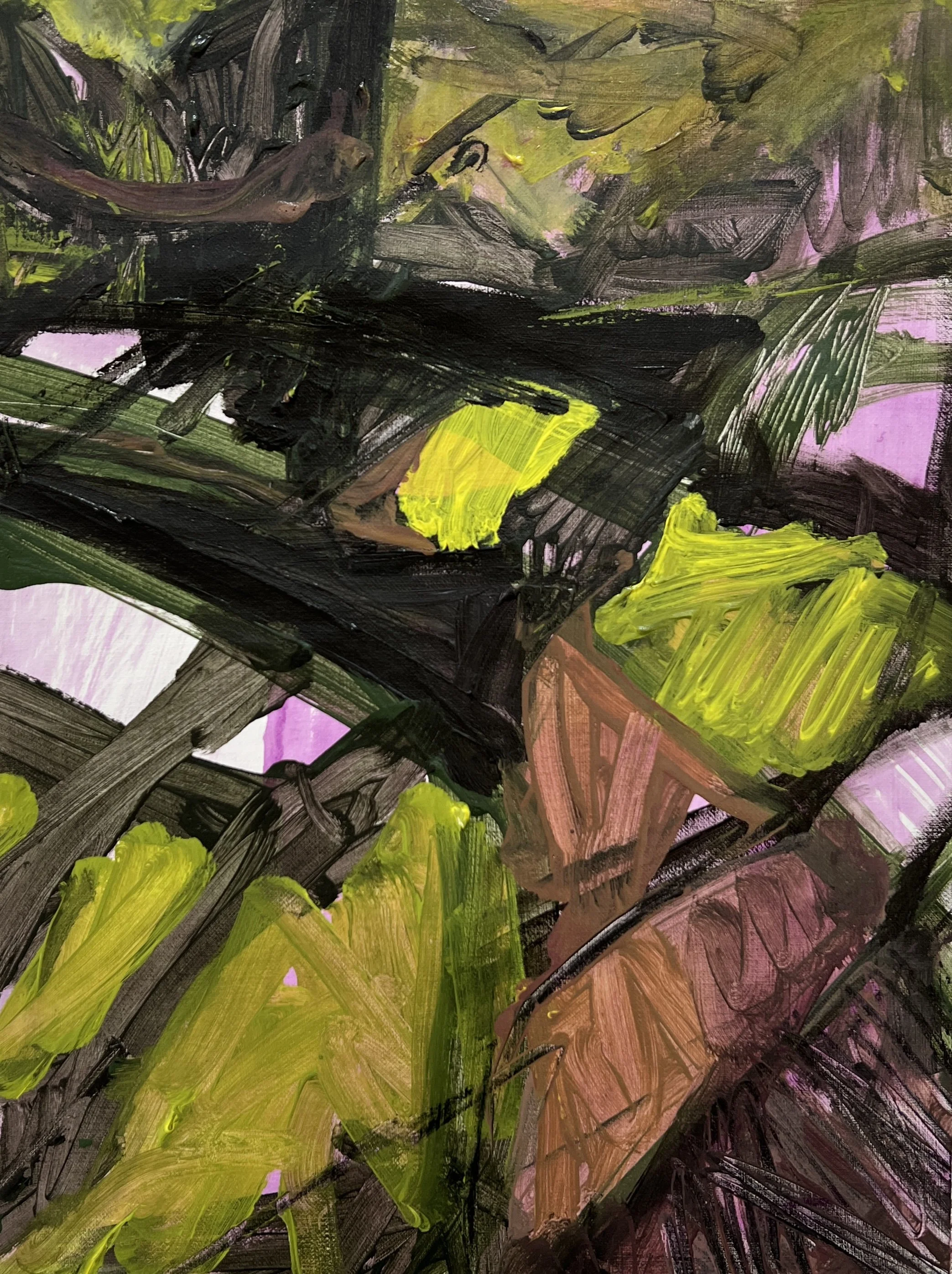 Afterimage - 2026 - Acrylic on Linen - 40*30cm