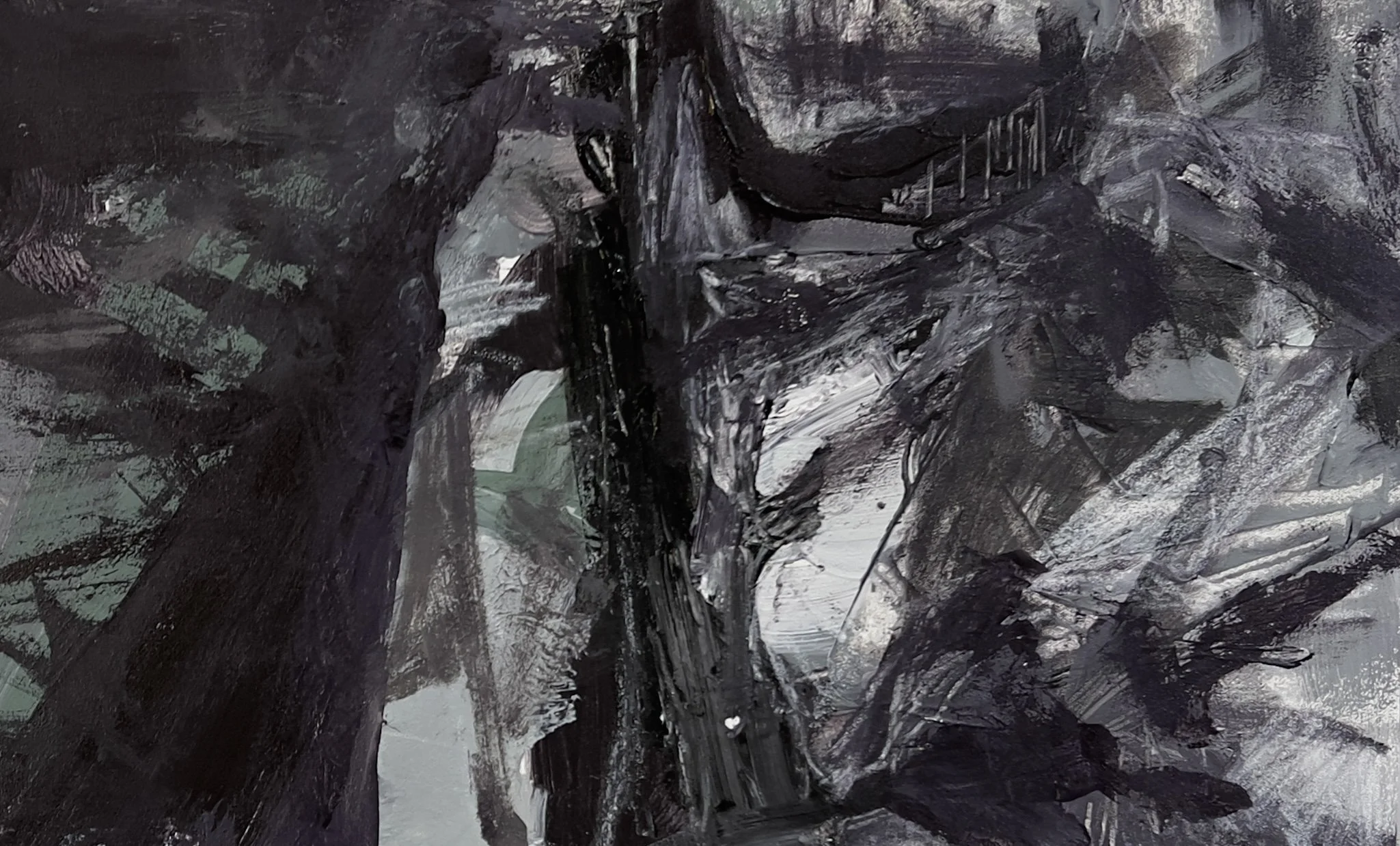 Dark Descent - 2026 - Acrylic on Canvas - 25*35cm