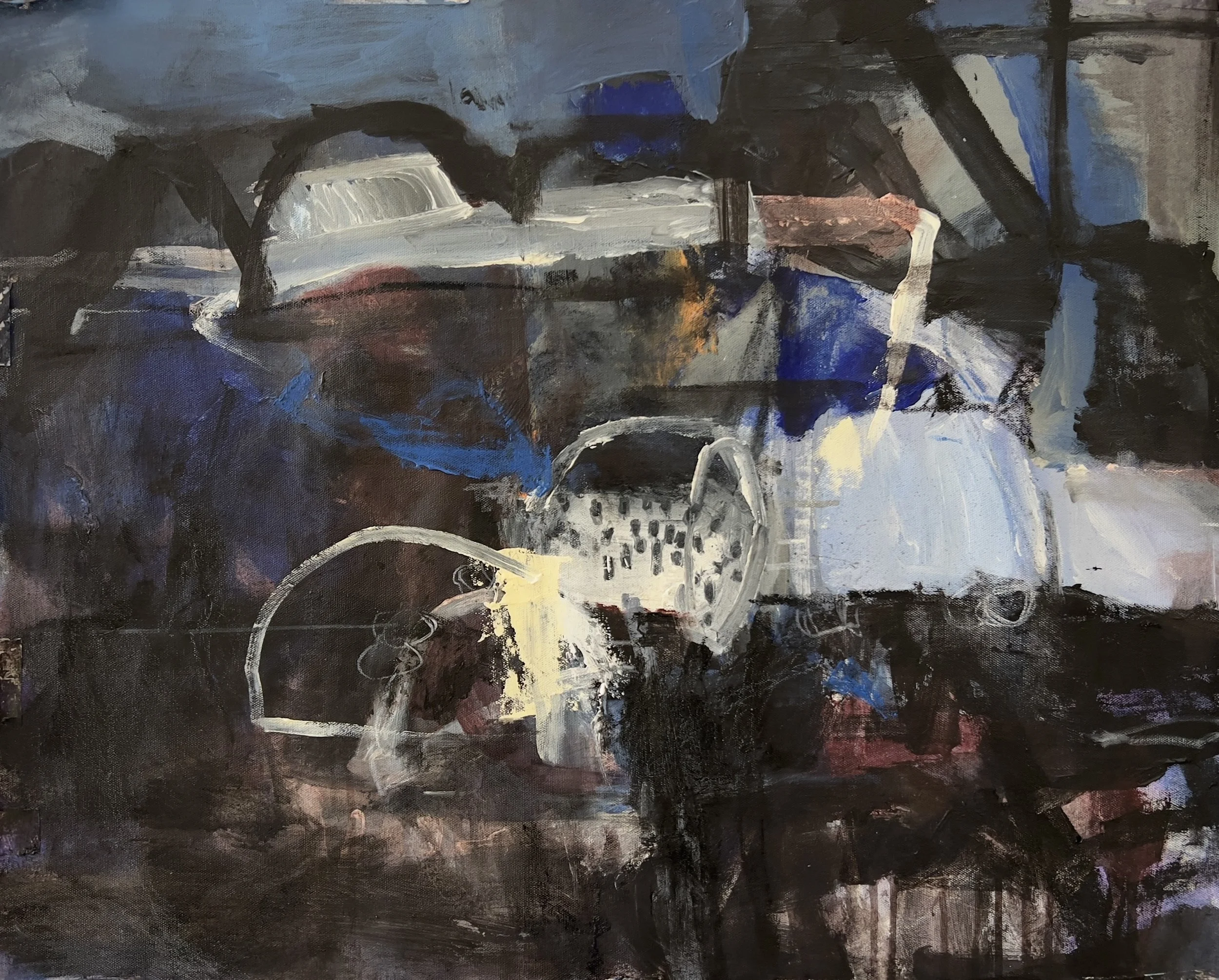 Night Crossing - 2024 - Acrylic on Canvas - 58*72cm
