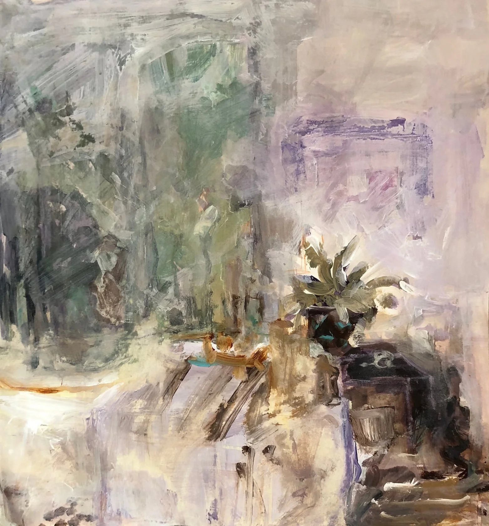 Almost Clearing - 2024 - Acrylic on Paper - 45*30cm