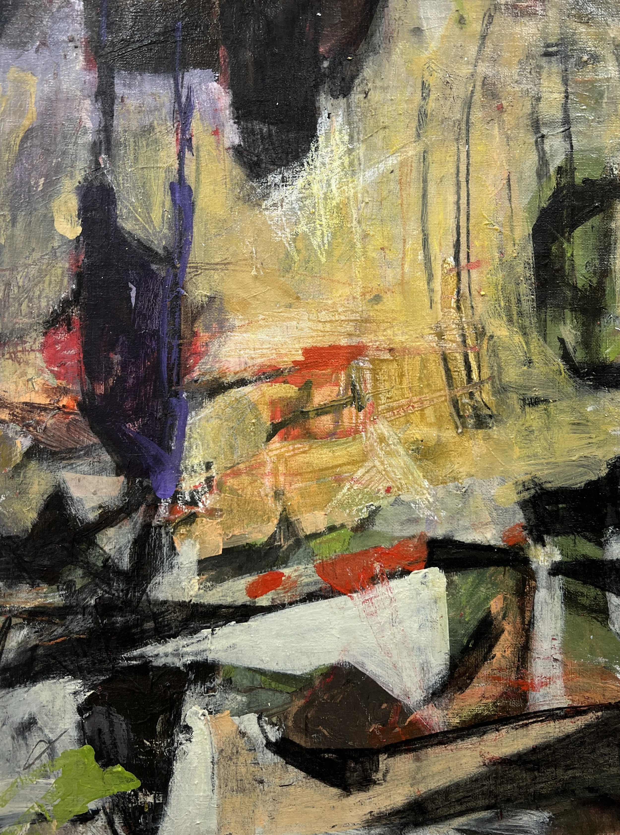 Broken Field - 2026 - Acrylic on Linen - 42*32cm
