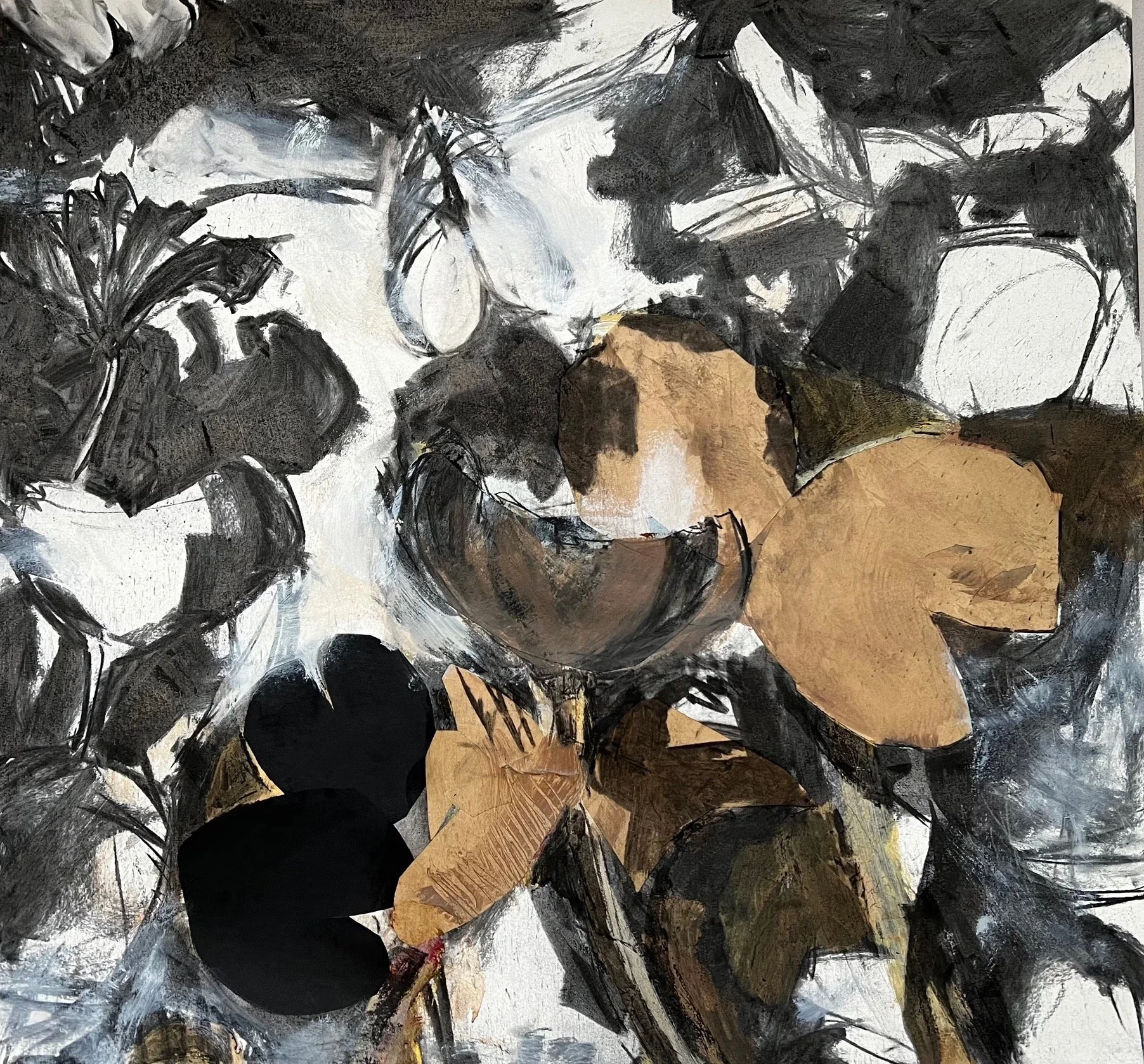 Things Between - 2024 - Mixed Media on Paper - 70*70cm