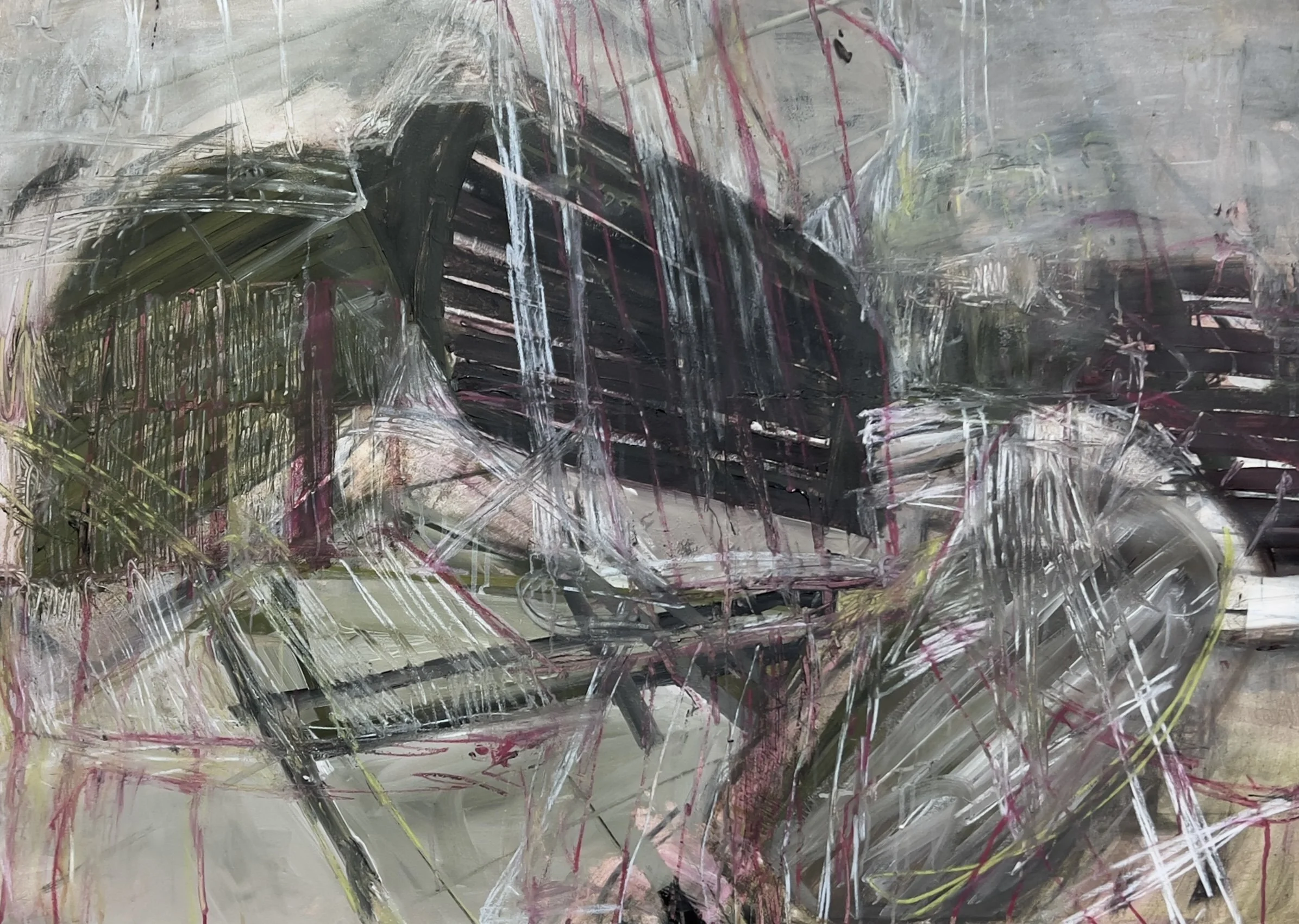 Entanglement - 2026 - Acrylic on Canvas - 76*101cm