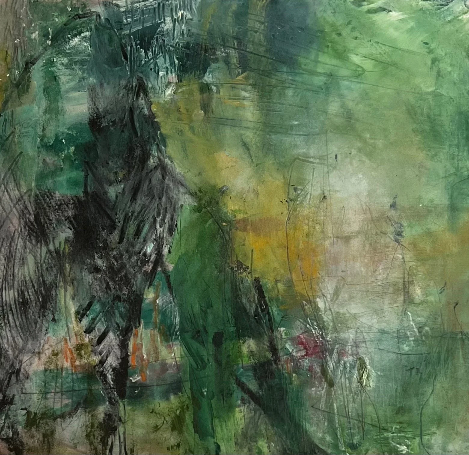 Yellow Glow - 2025 - Acrylic on Canvas - 52*52cm