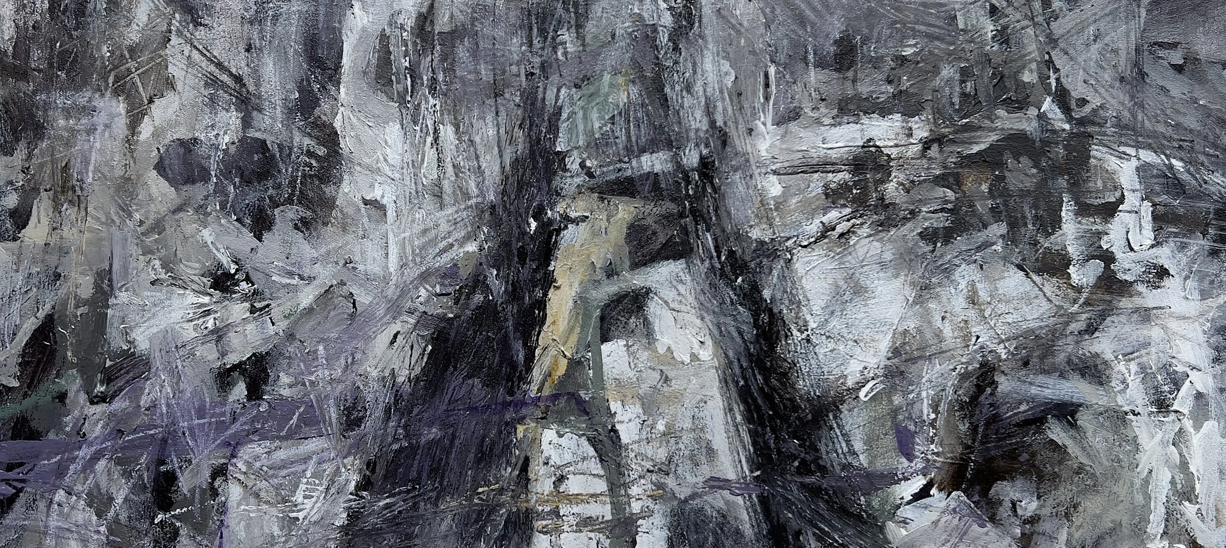 After Dusk - 2026 - Acrylic on Canvas - 21*46cm