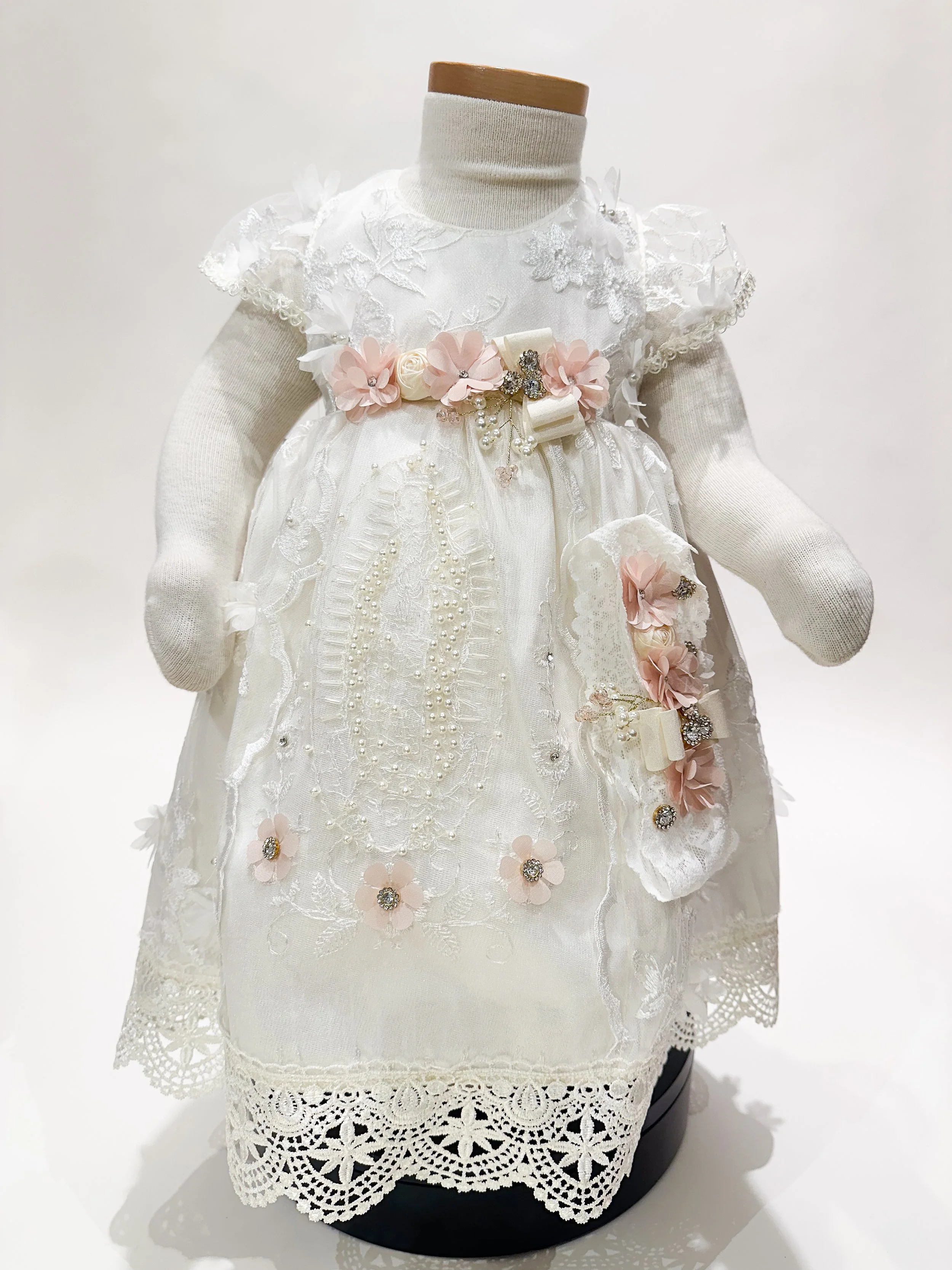 floral con virgen de guadalupe bordado a mano