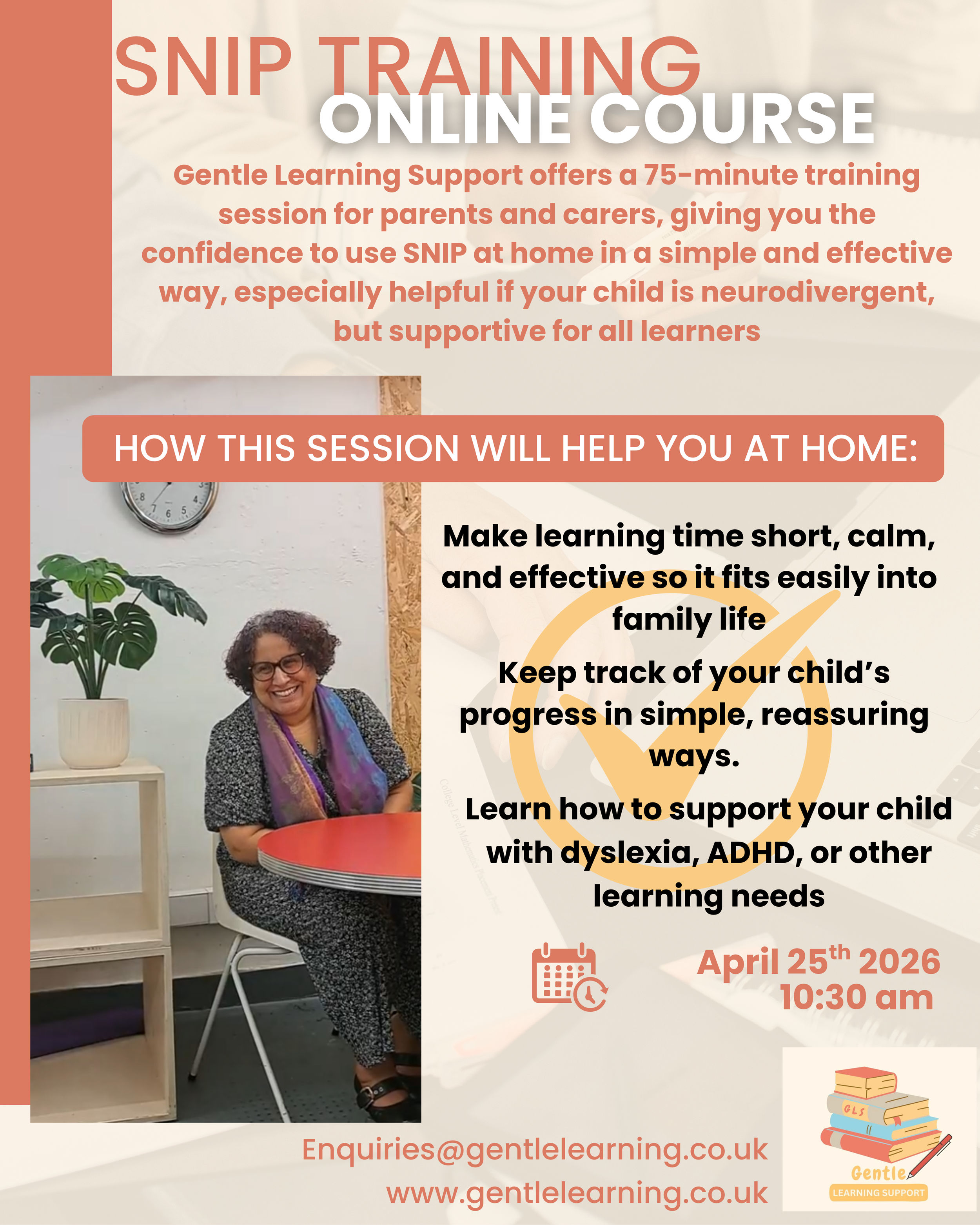 SNIP Training For Parents, Carers, Guardians and Tutors