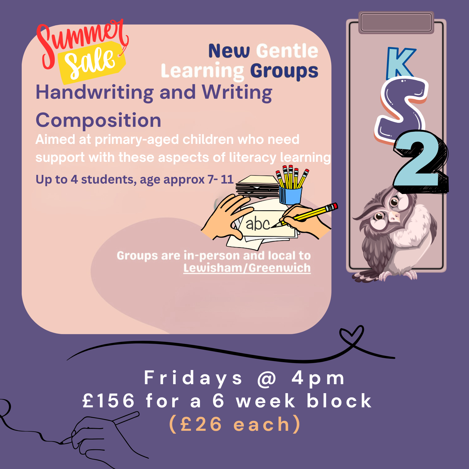 Handwriting and Writing Composition Group