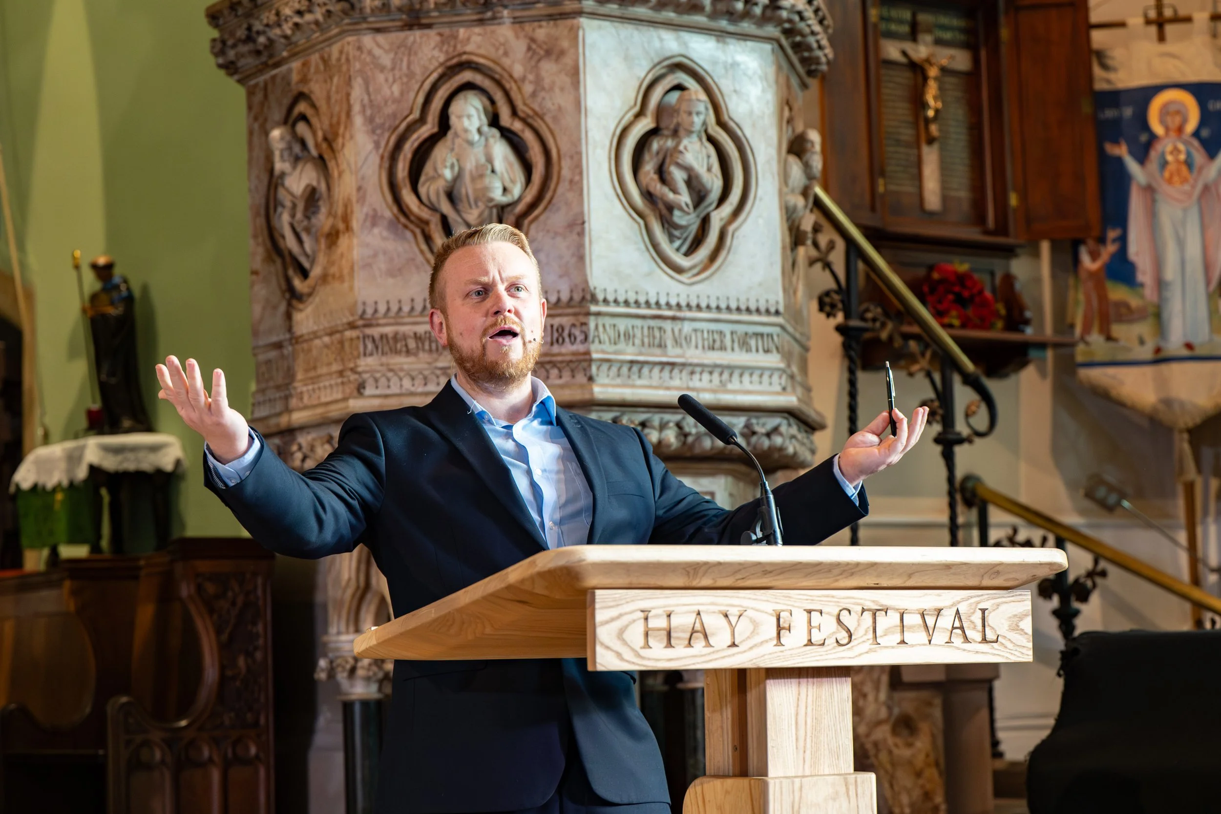 Rob Osborne at the Hay Festival