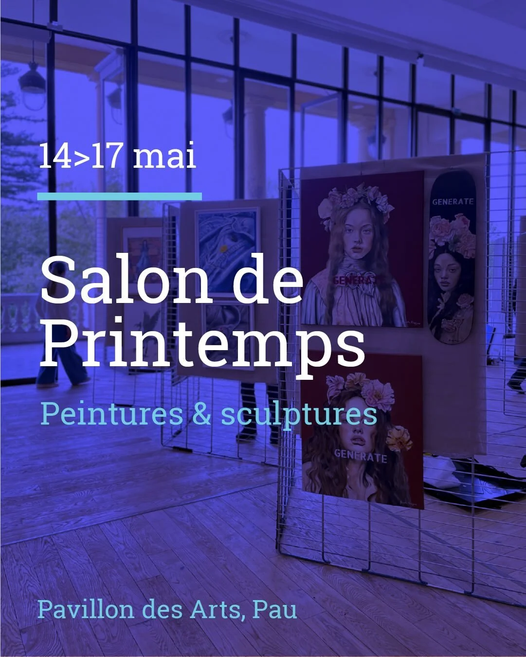 🎨 Le Salon de Printemps c&rsquo;est le weekend prochain au Pavillon des Arts !
🩵 Pr&egrave;s de 40 artistes peintres et sculpteurs
💙 Artistes invit&eacute;s : collectif &laquo;&nbsp;Interpr&eacute;ter et figurer&nbsp;&raquo;, avec @bordinat.floren