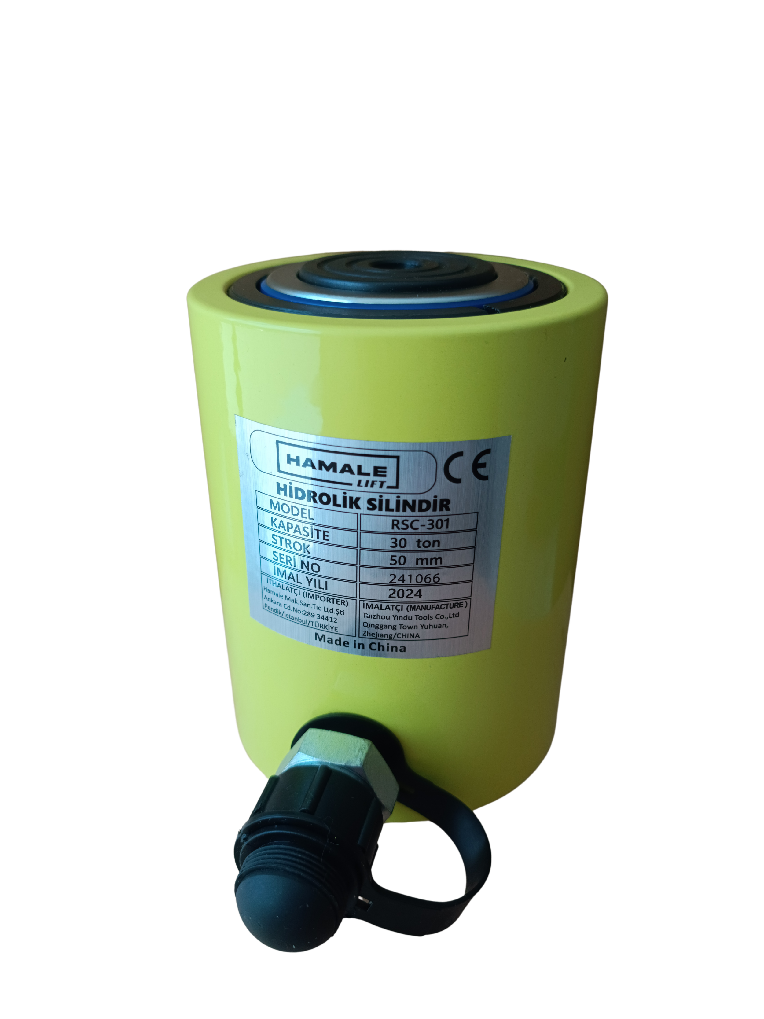 30 TON 50MM HİDROLİK SİLİNDİR