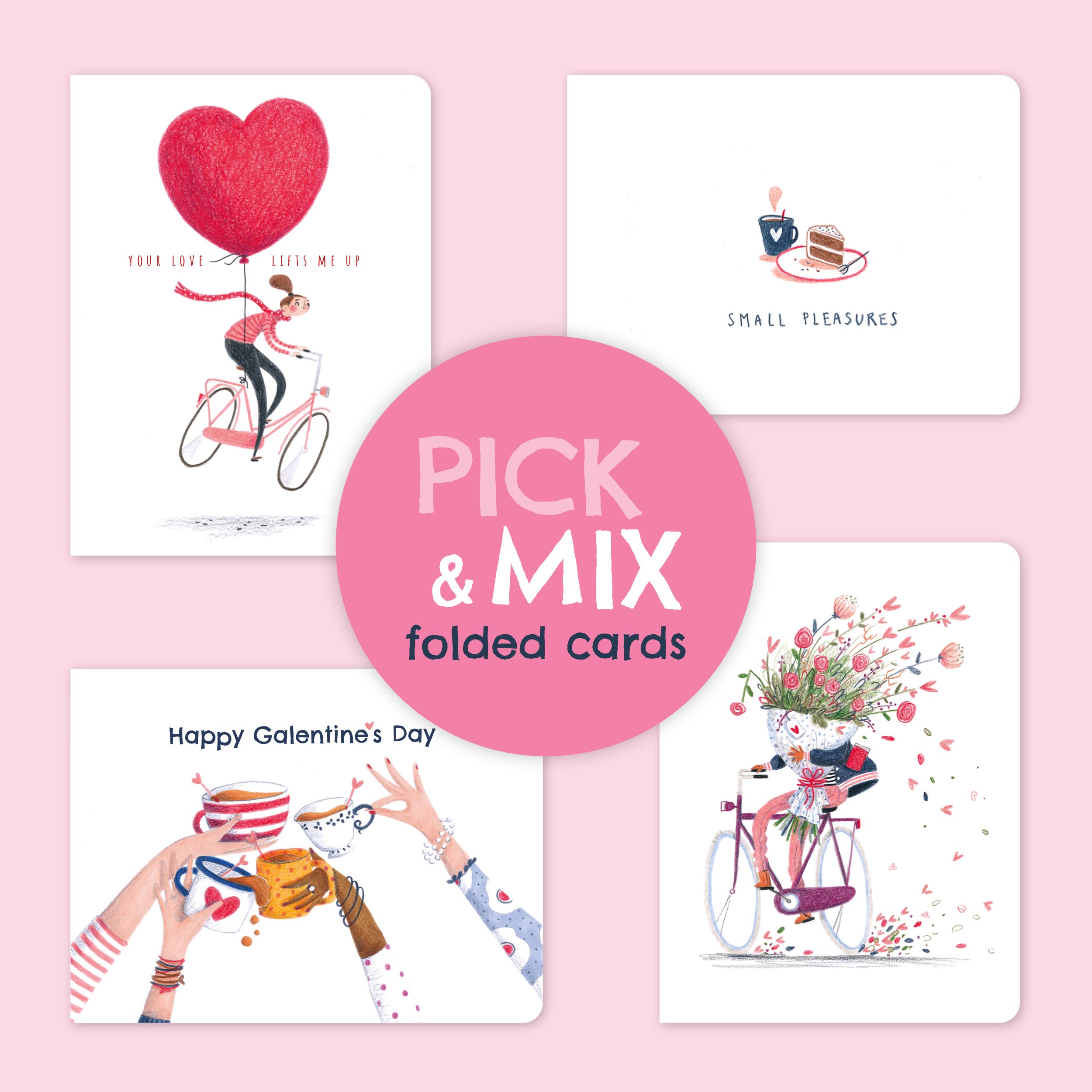 Pick & Mix folded card set