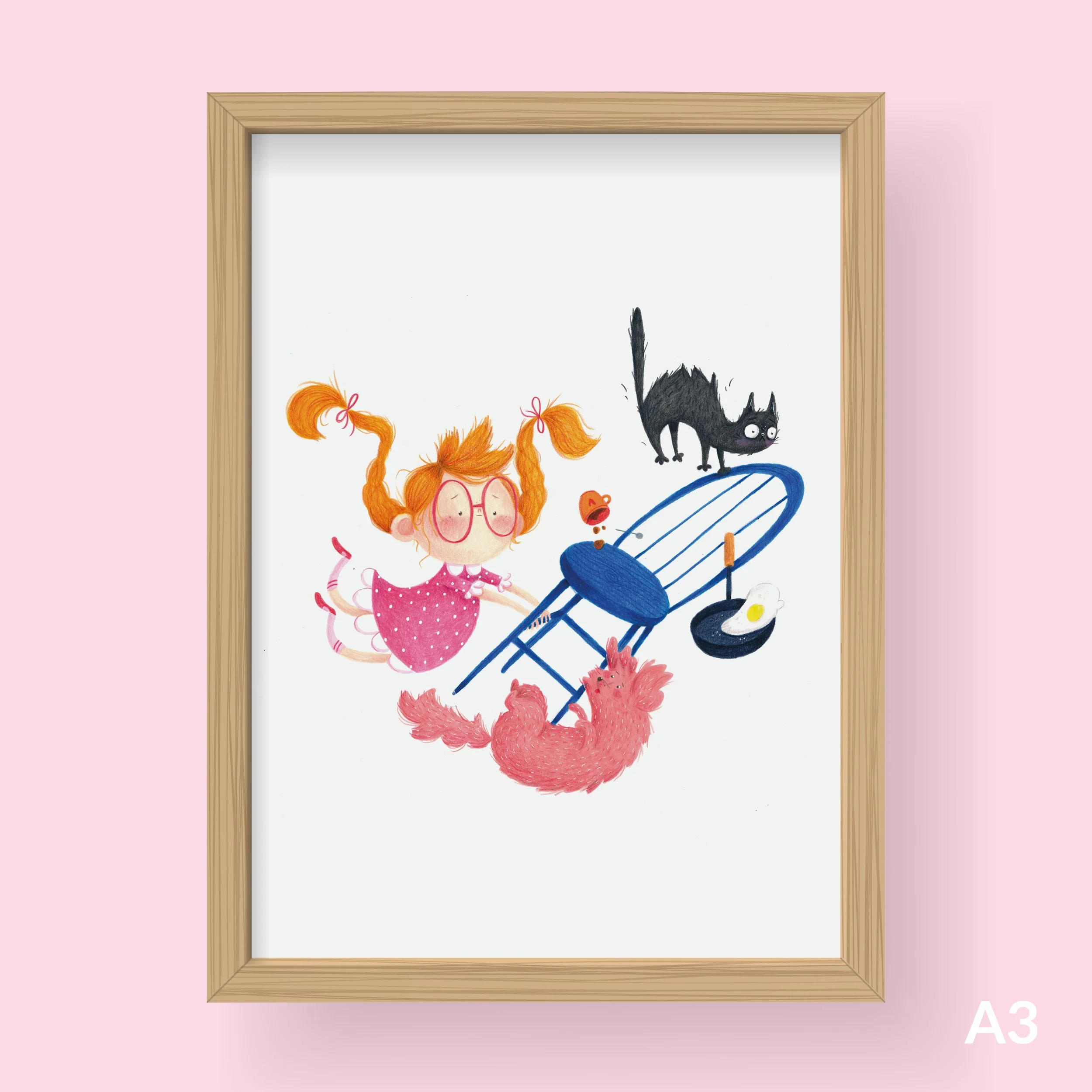 Original drawing 'Dorothy and Toto'