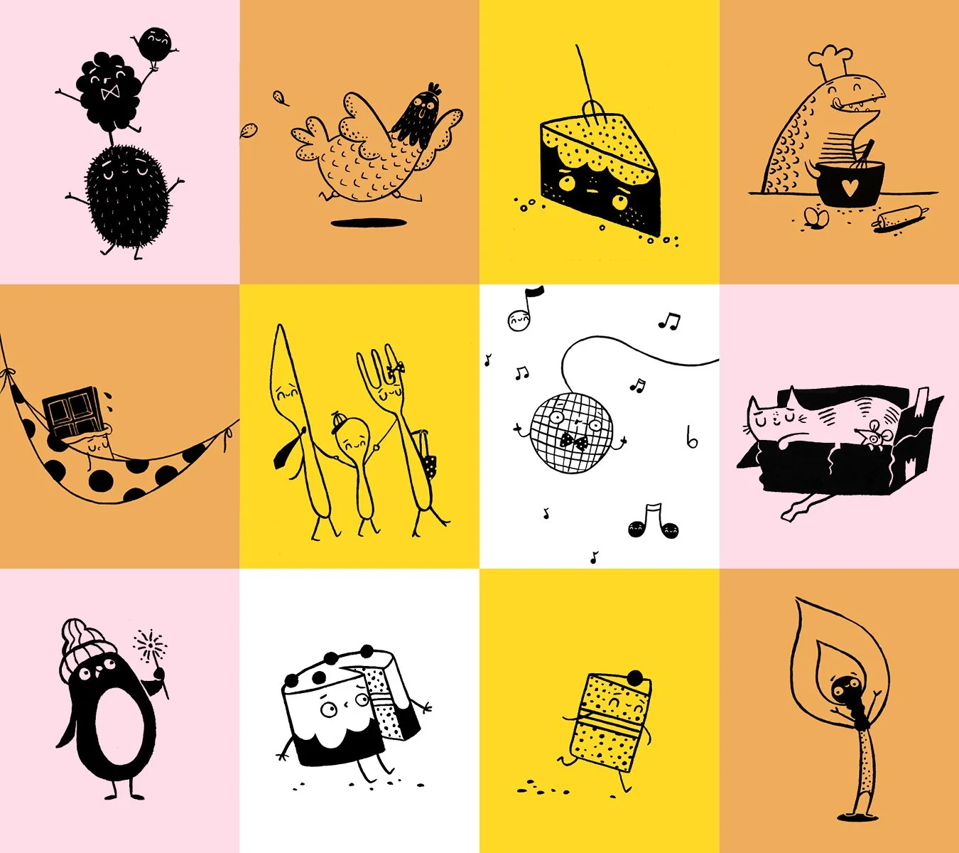 Various vignettes for internal pages