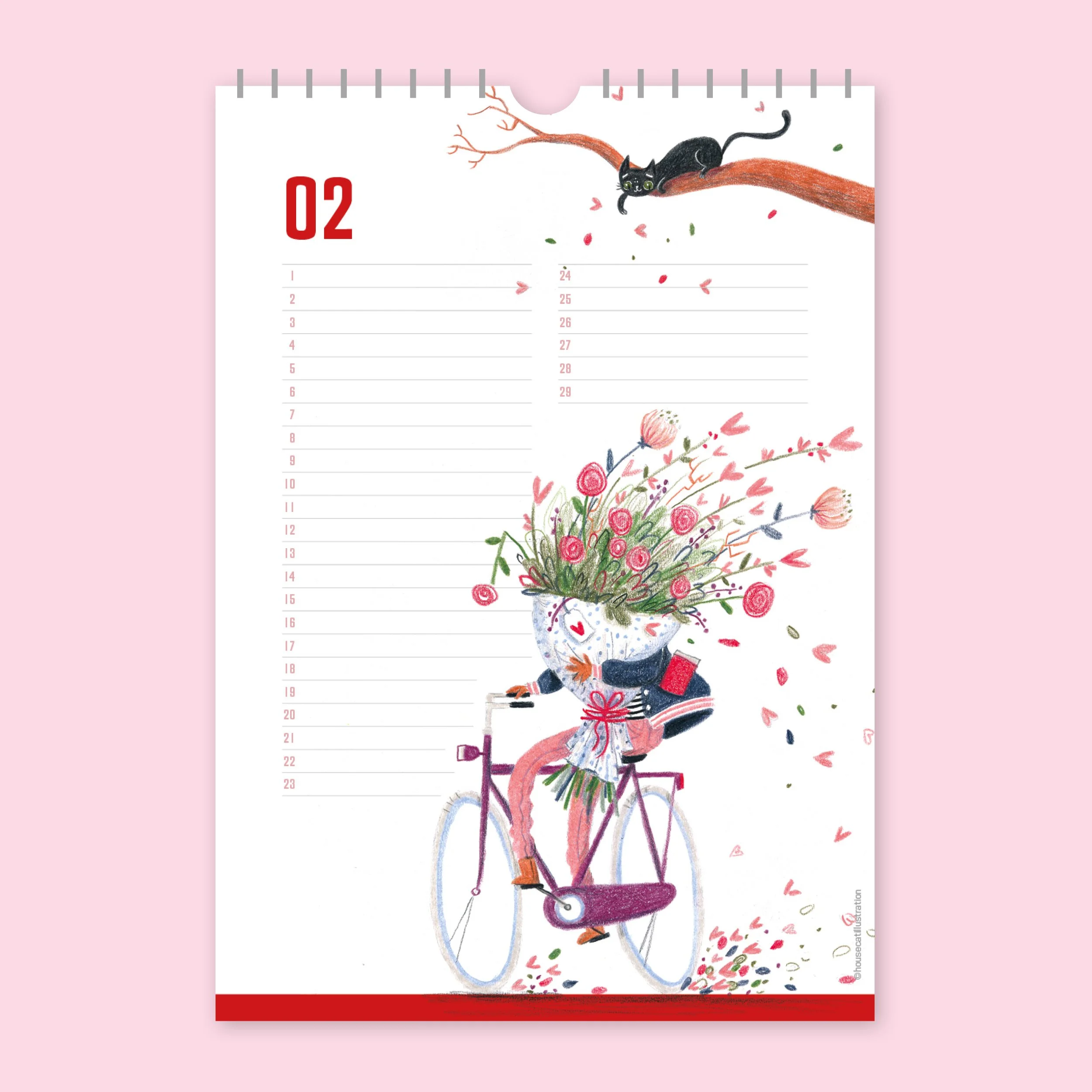 Perpetual wall calendar