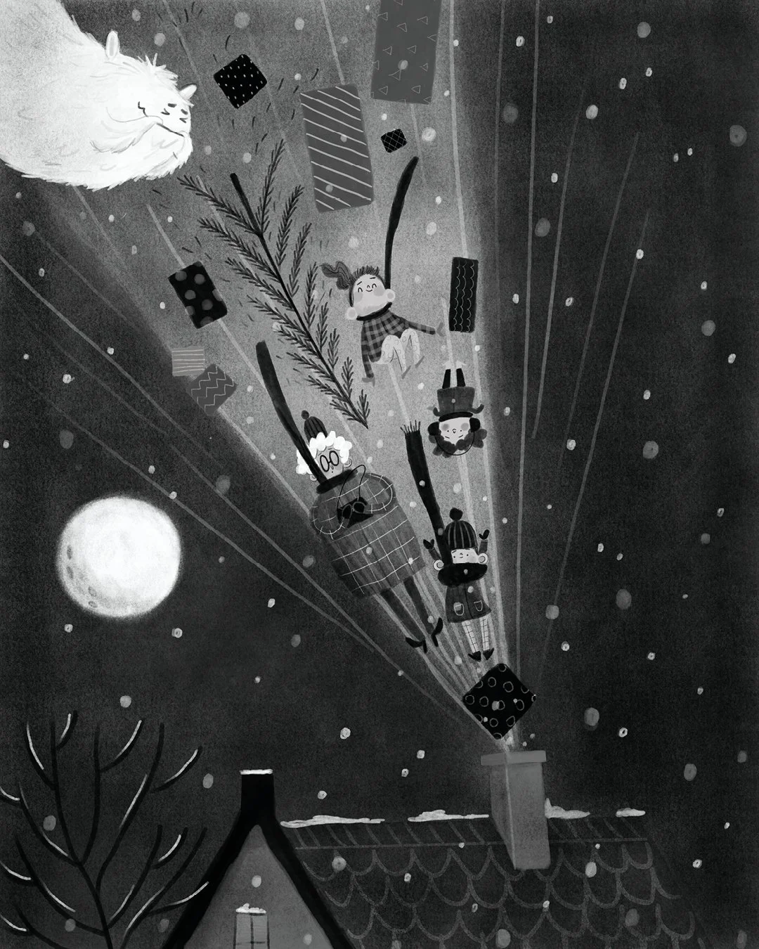 The stranger brings the family home