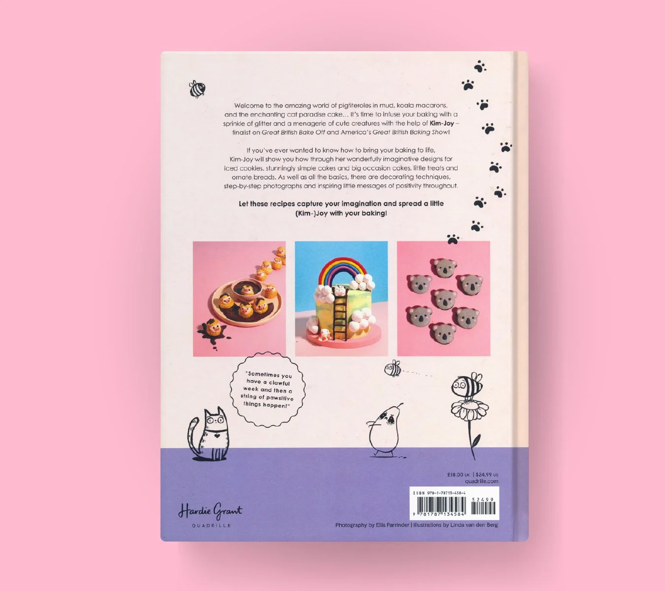 Back cover of Baking with Kim-Joy