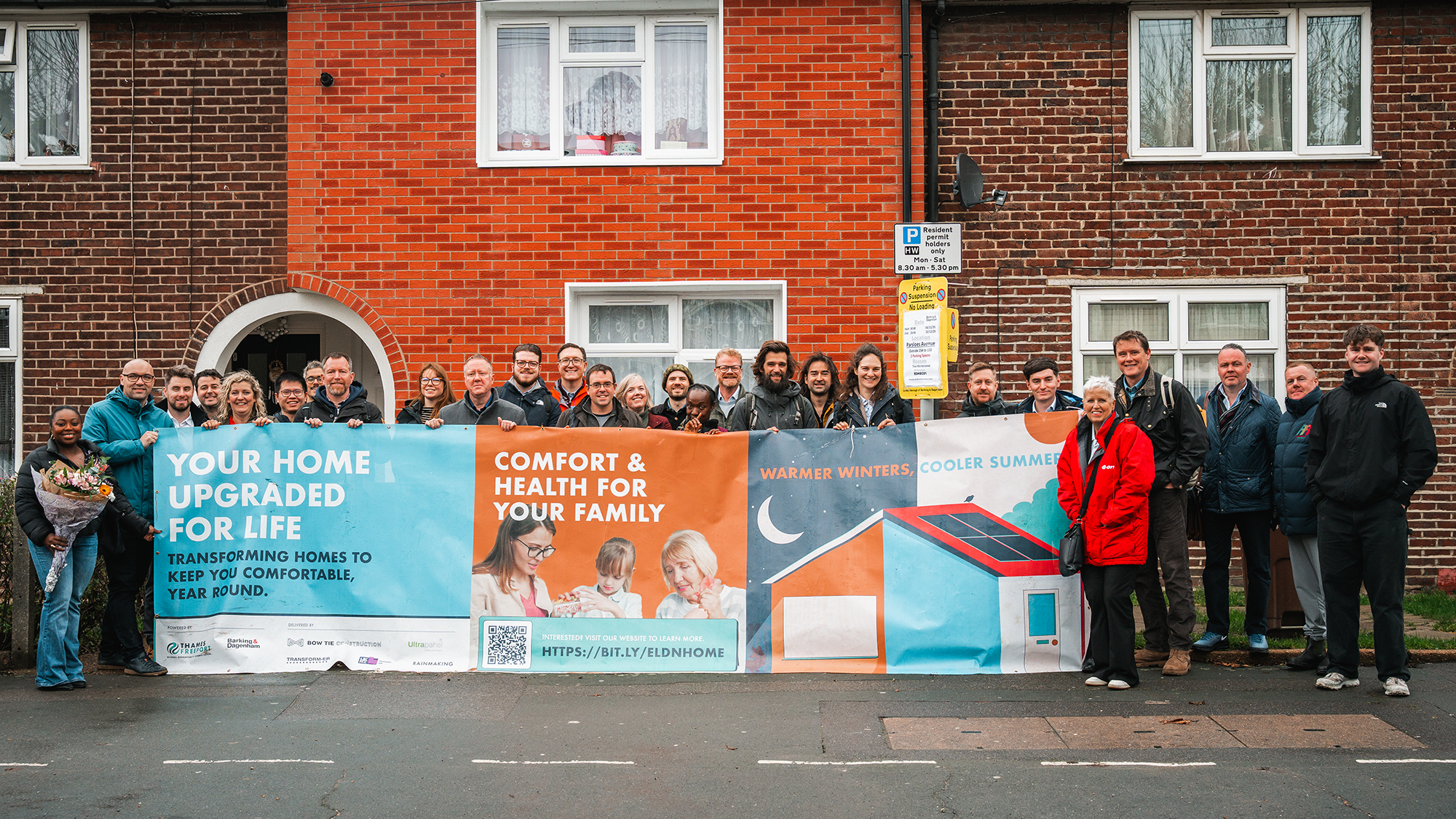 Thames Freeport’s Sustainable Construction Lab marks a major milestone as the first retrofit is completed on the Beacontree Estate.